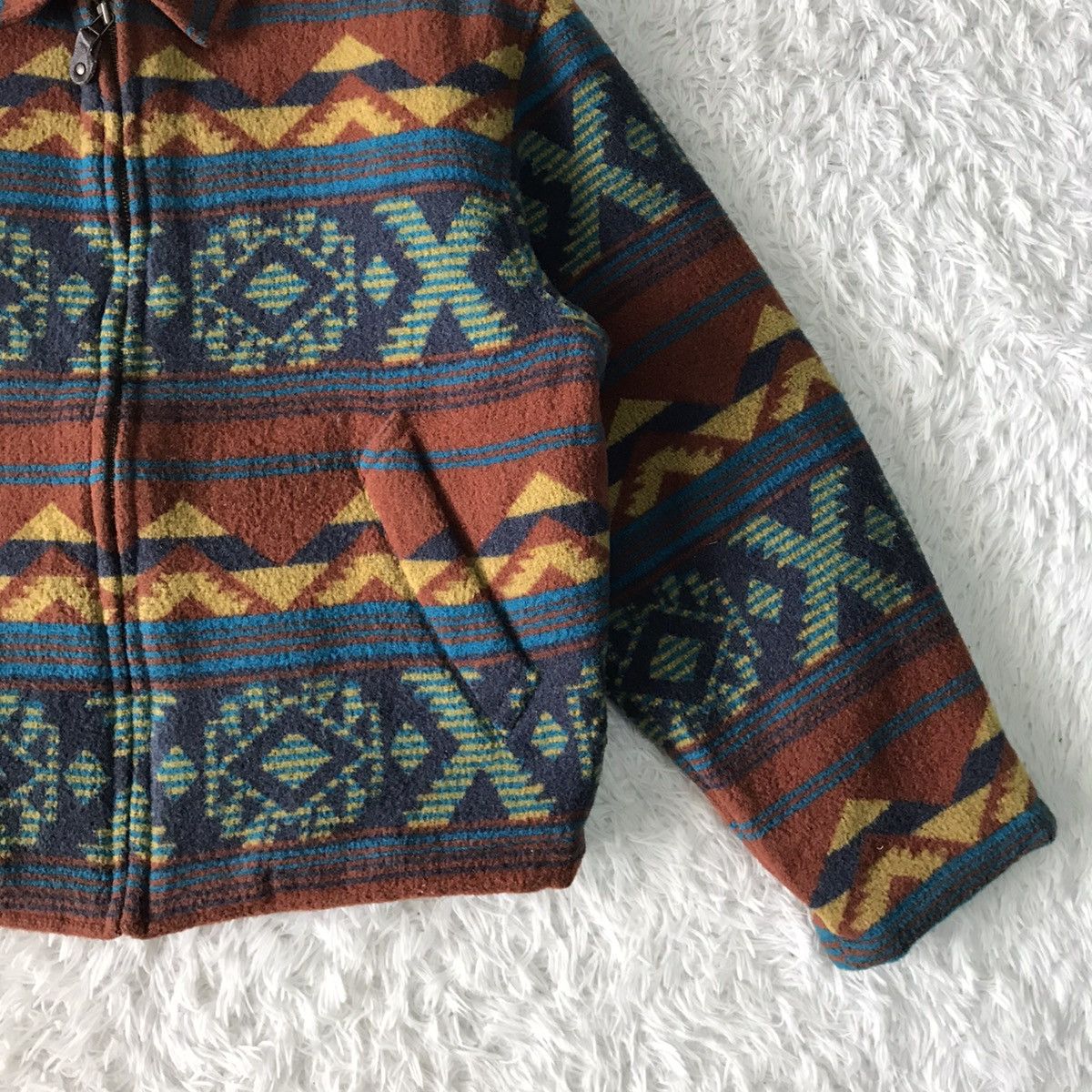 XO Native Navajo XOXO Blend Wool Outdoor Jacket Gira Pour Homme Size US M / EU 48-50 / 2 - 4 Thumbnail