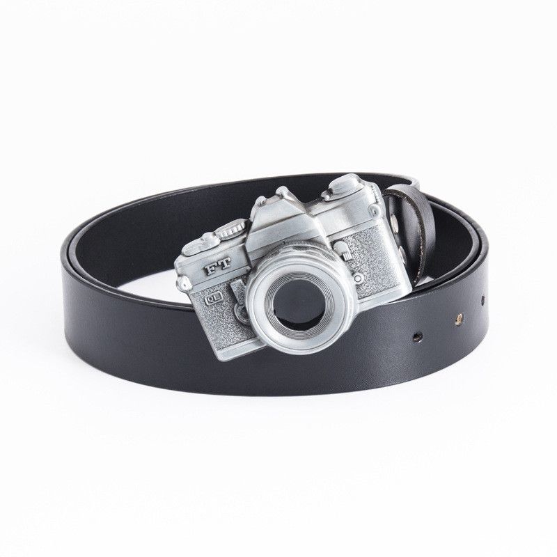 Leather 🔥Fashion retro personality belt Size ONE SIZE - 1 Thumbnail