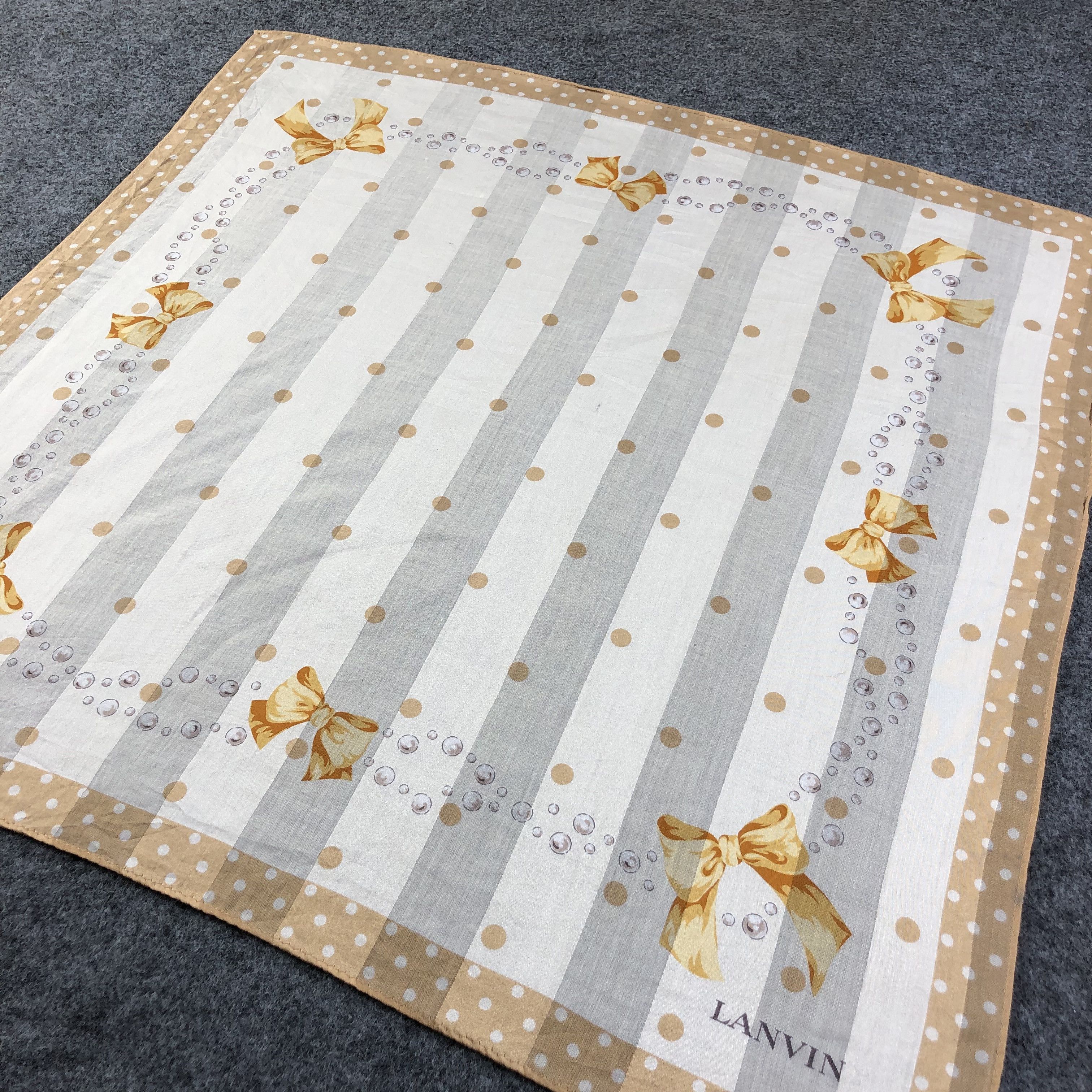 Lanvin Lanvin Handkerchief Neckerchief Bandana H2250 Size ONE SIZE - 3 Thumbnail