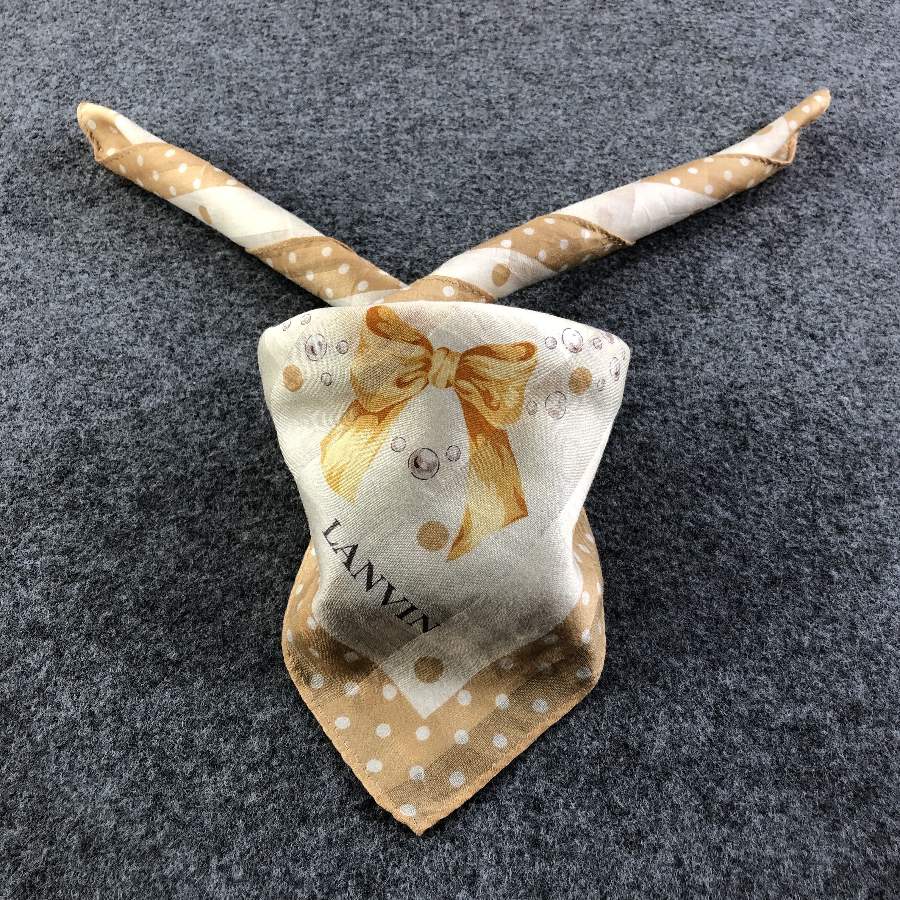 Lanvin Lanvin Handkerchief Neckerchief Bandana H2250 Size ONE SIZE - 1 Thumbnail