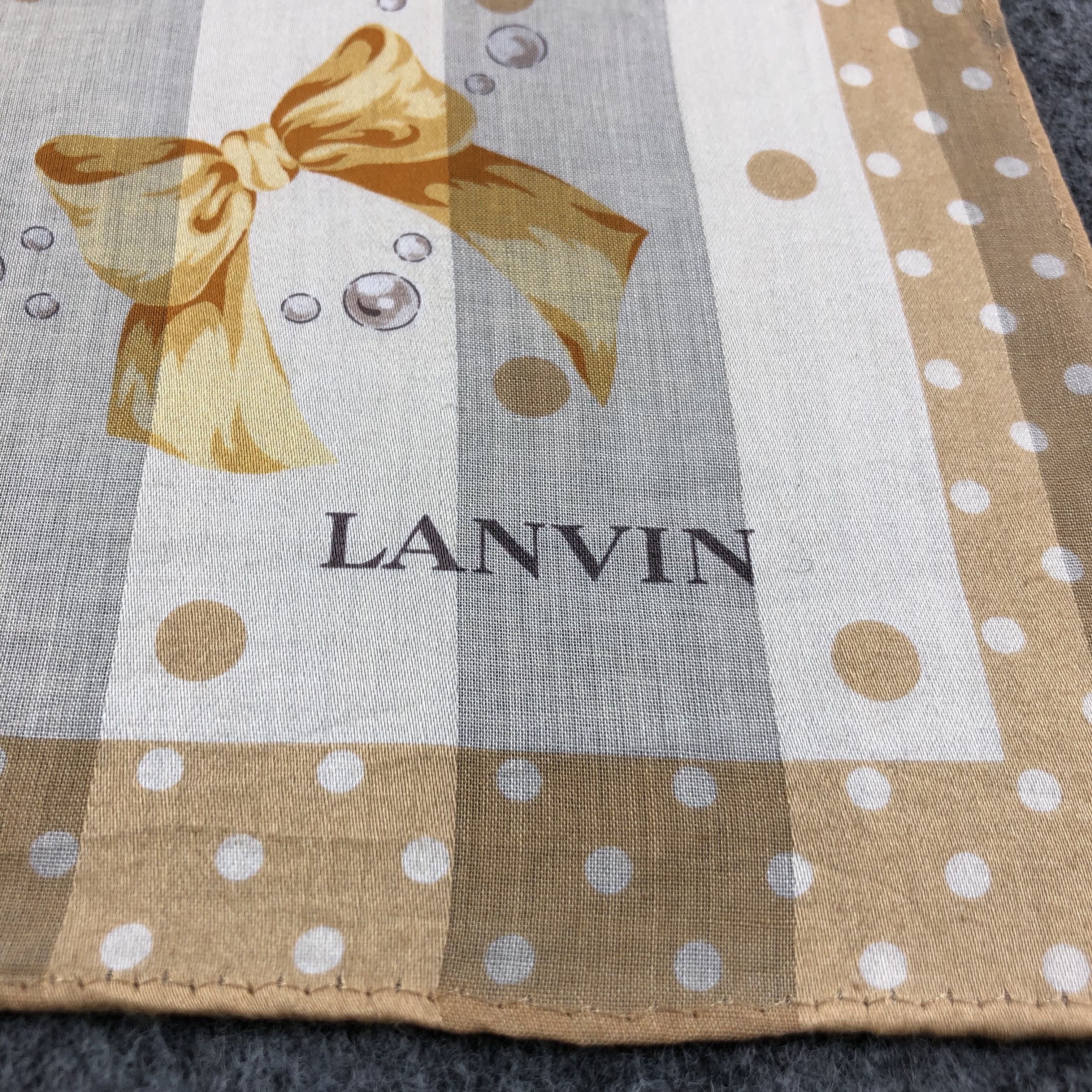 Lanvin Lanvin Handkerchief Neckerchief Bandana H2250 Size ONE SIZE - 4 Thumbnail