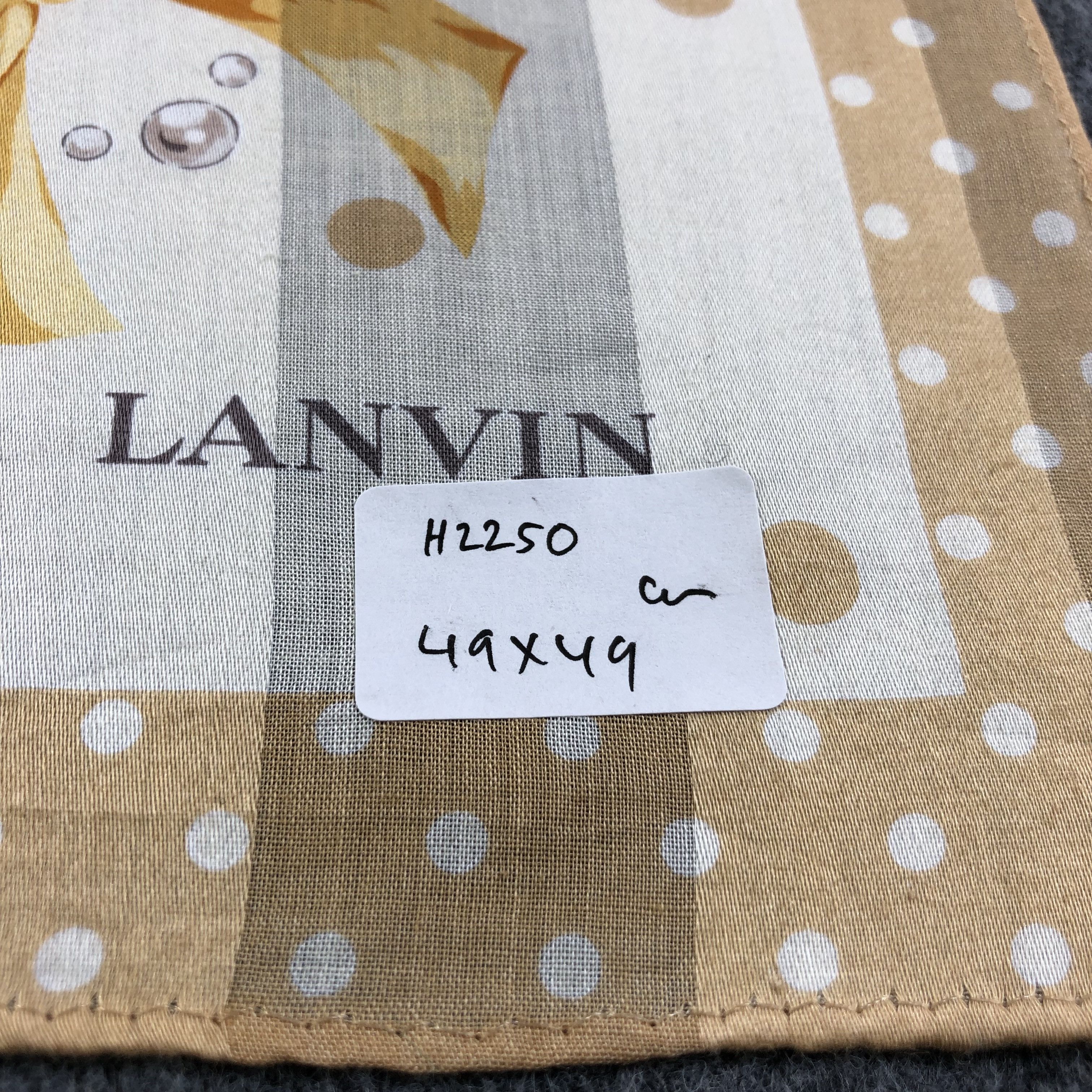 Lanvin Lanvin Handkerchief Neckerchief Bandana H2250 Size ONE SIZE - 6 Thumbnail