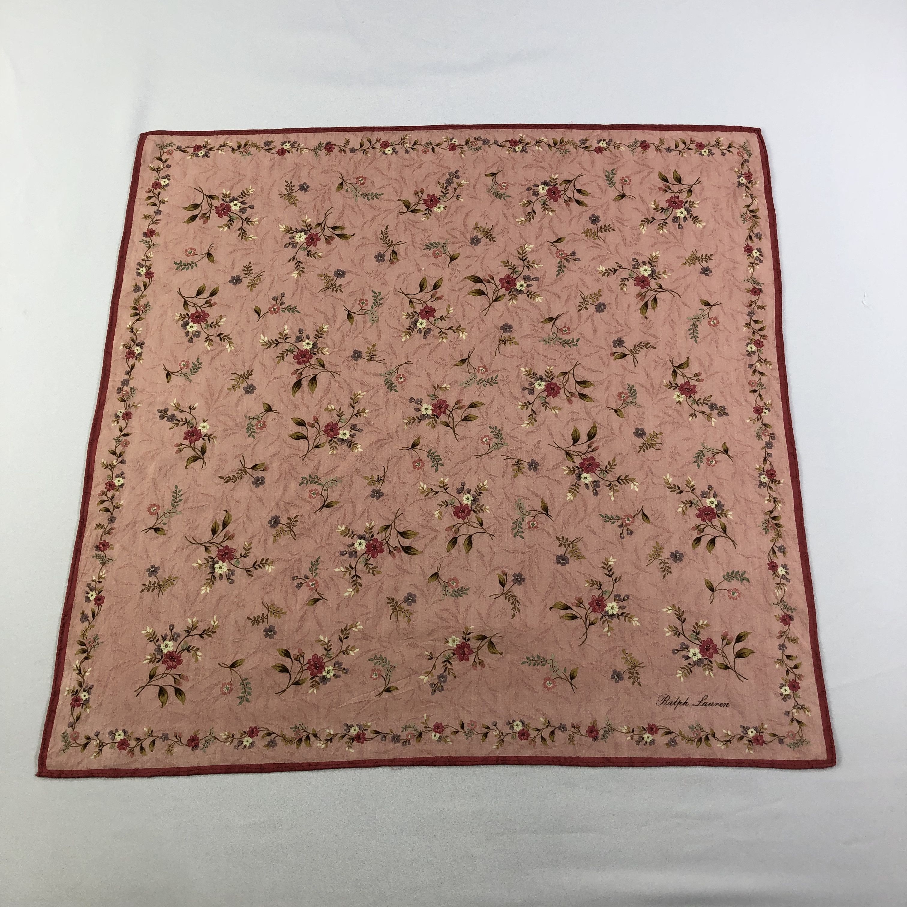 Ralph Lauren Ralph Lauren Floral Handkerchief Neckerchief Bandana H2048 Size ONE SIZE - 3 Thumbnail