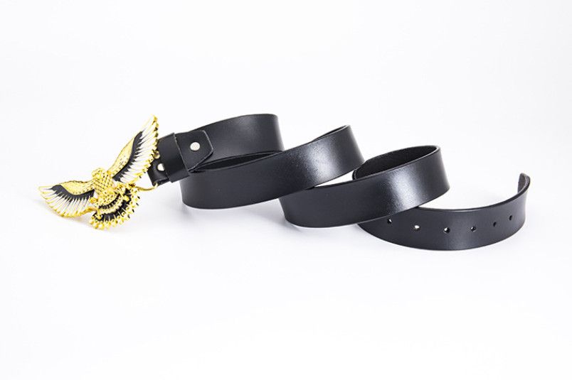 Leather 🔥Fashion retro personality belt Size ONE SIZE - 2 Thumbnail