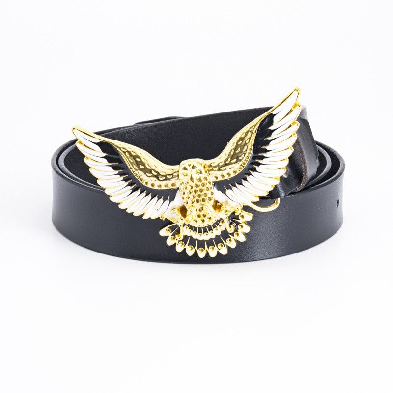 Leather 🔥Fashion retro personality belt Size ONE SIZE - 1 Thumbnail