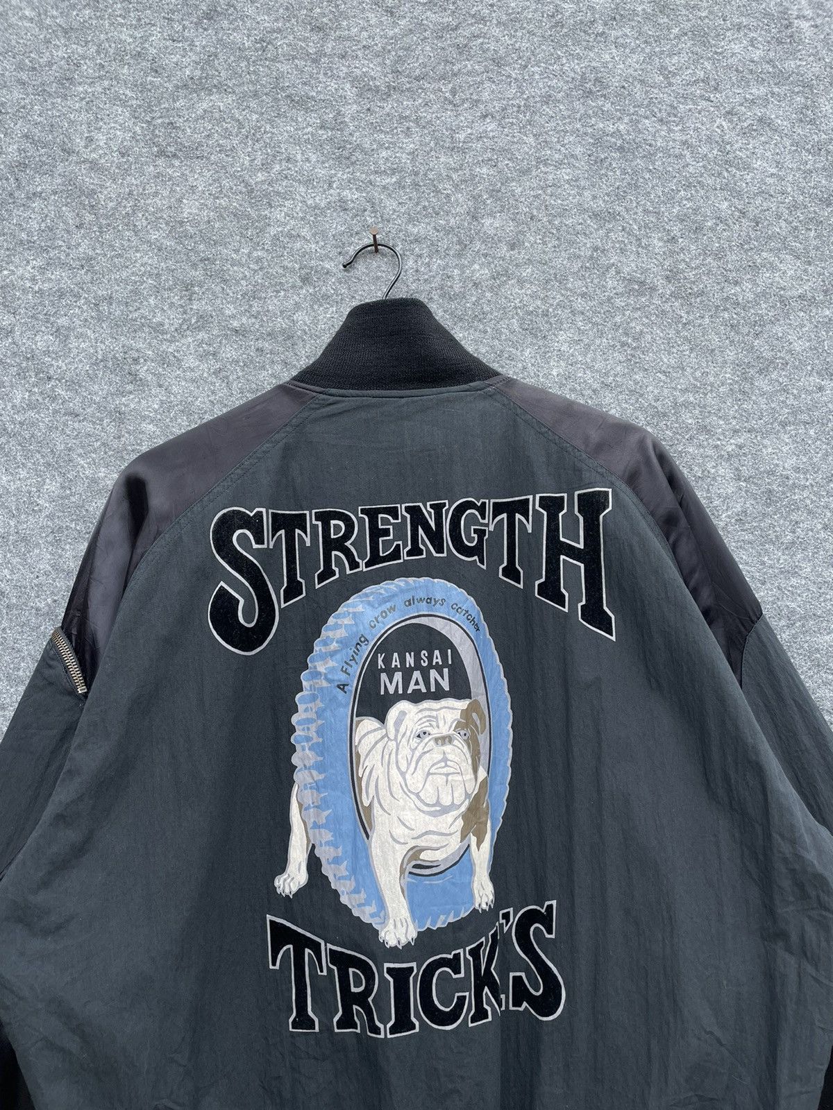 Kansai Yamamoto VINTAGE KANSAI MAN STRENGTH TRICKS BOMBER JACKET Size US L / EU 52-54 / 3 - 2 Thumbnail