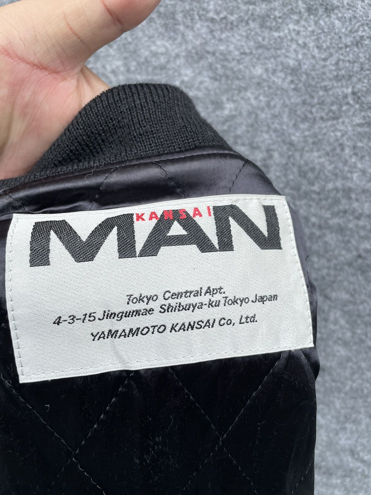 Kansai Yamamoto VINTAGE KANSAI MAN STRENGTH TRICKS BOMBER JACKET Size US L / EU 52-54 / 3 - 7 Thumbnail