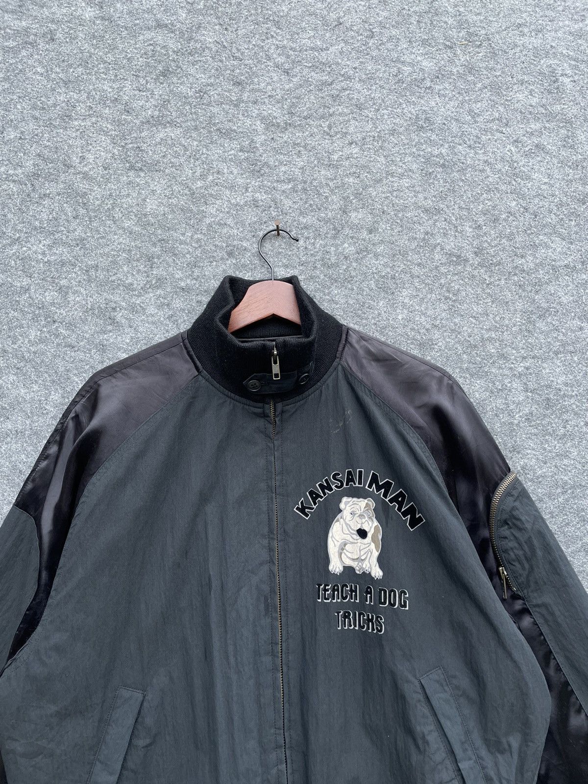 Kansai Yamamoto VINTAGE KANSAI MAN STRENGTH TRICKS BOMBER JACKET Size US L / EU 52-54 / 3 - 4 Thumbnail