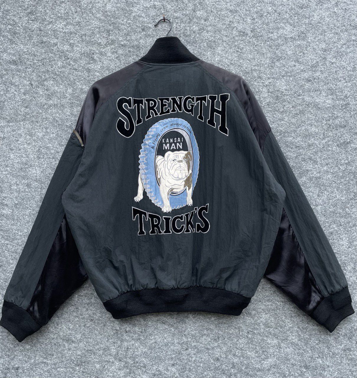 Kansai Yamamoto VINTAGE KANSAI MAN STRENGTH TRICKS BOMBER JACKET Size US L / EU 52-54 / 3 - 1 Thumbnail