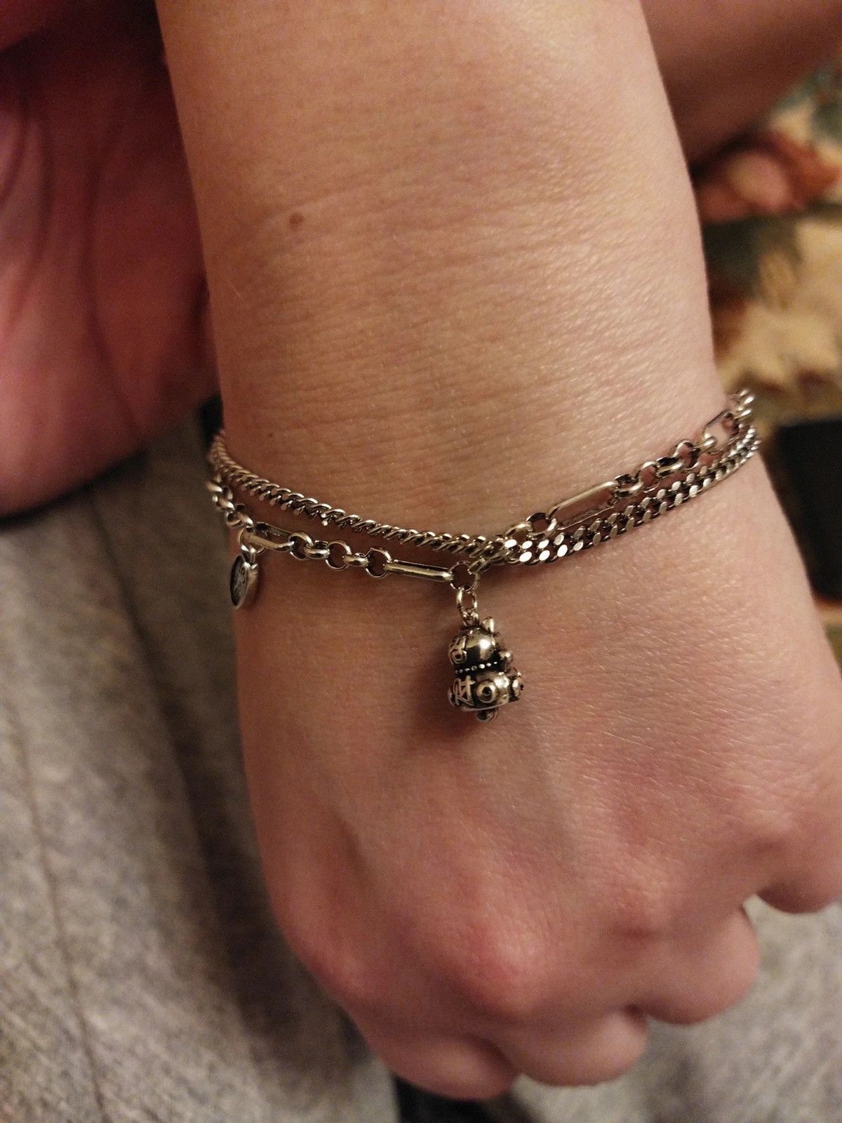 Jewelry Retro Old Lucky Cat Double Bracelet Size ONE SIZE - 2 Thumbnail