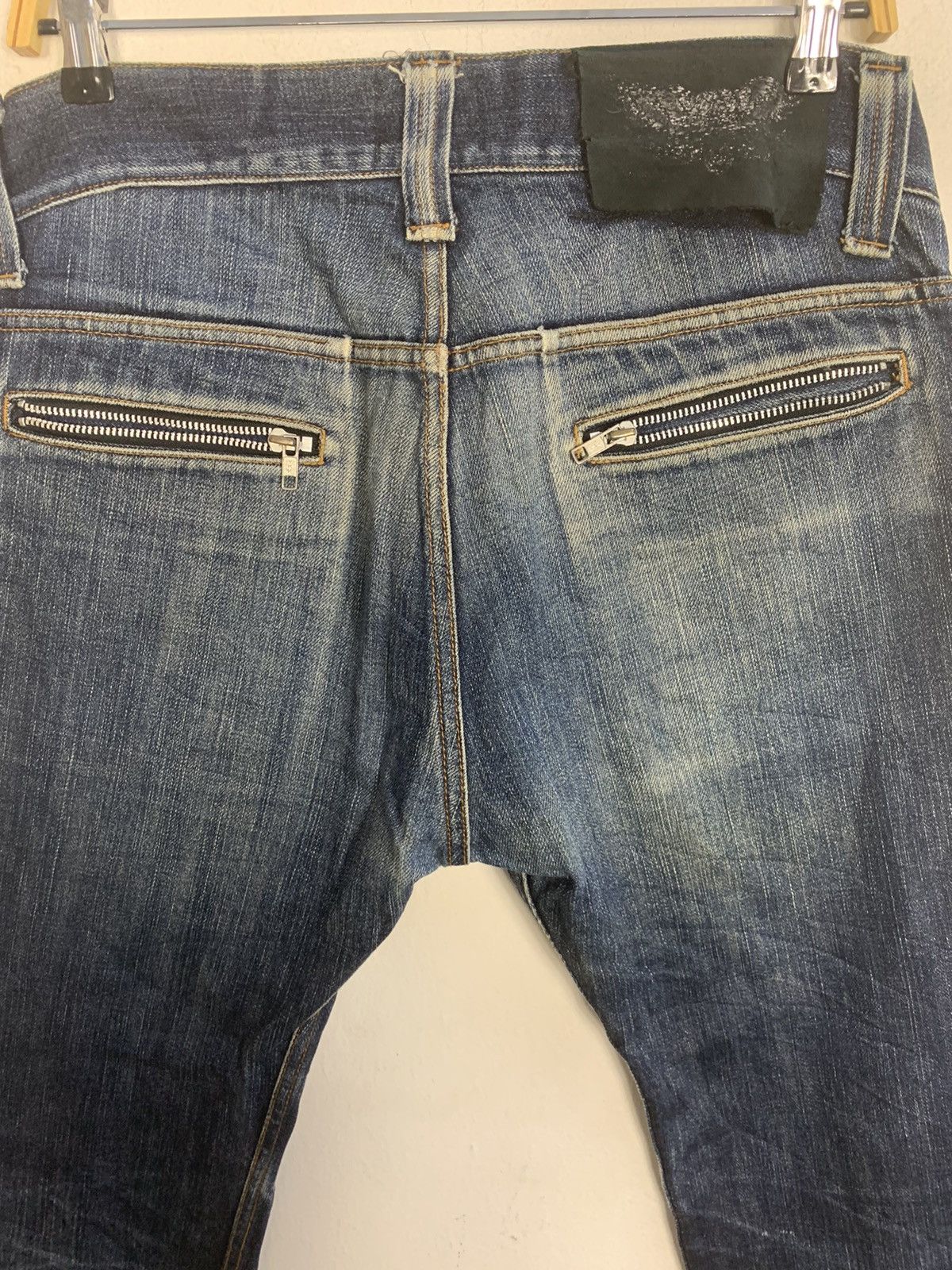 Japanese Brand 90s Japanese Brand Indigo Denim Jeans Double Button Style Size 34" / US 12 / IT 48 - 4 Thumbnail