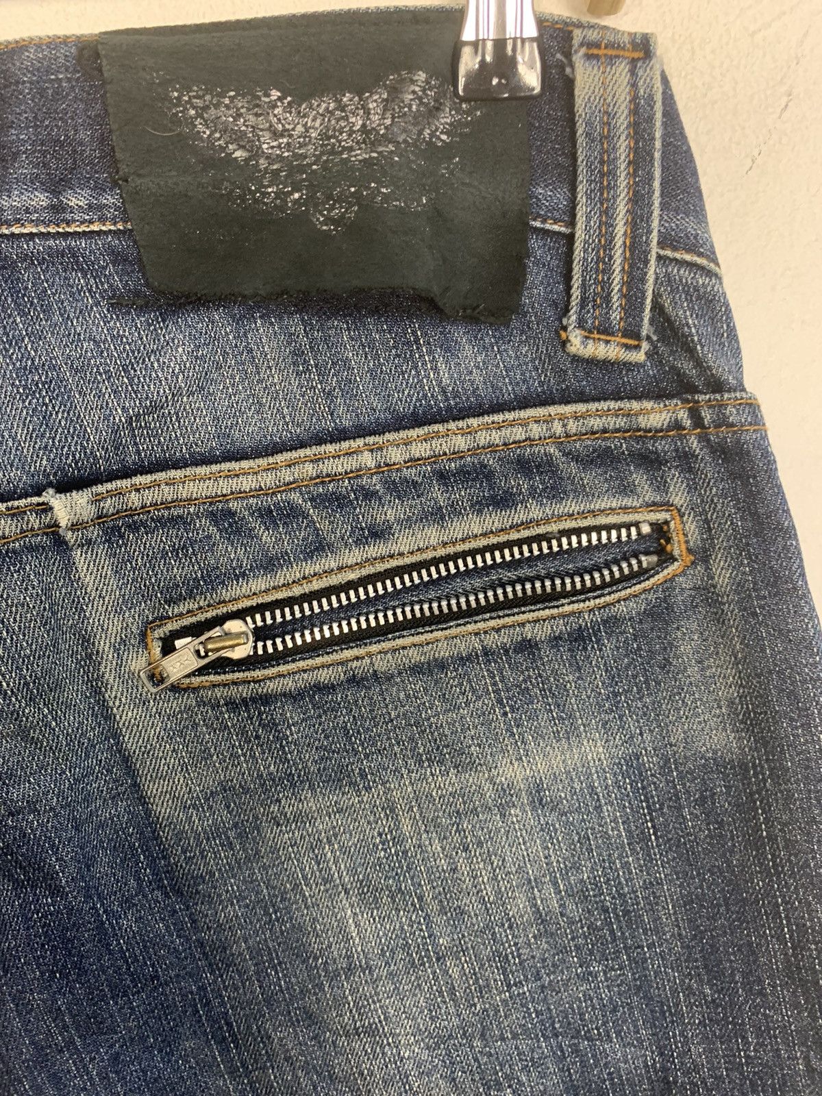 Japanese Brand 90s Japanese Brand Indigo Denim Jeans Double Button Style Size 34" / US 12 / IT 48 - 7 Thumbnail