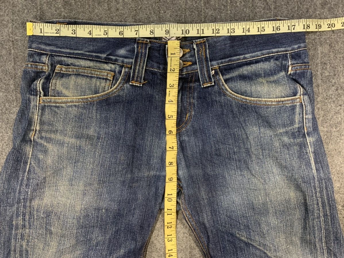 Japanese Brand 90s Japanese Brand Indigo Denim Jeans Double Button Style Size 34" / US 12 / IT 48 - 9 Thumbnail