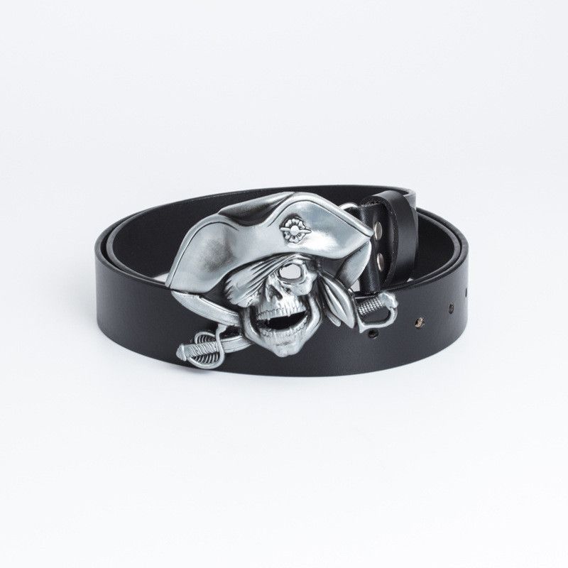 Leather 🔥Fashion retro personality belt Size ONE SIZE - 1 Thumbnail
