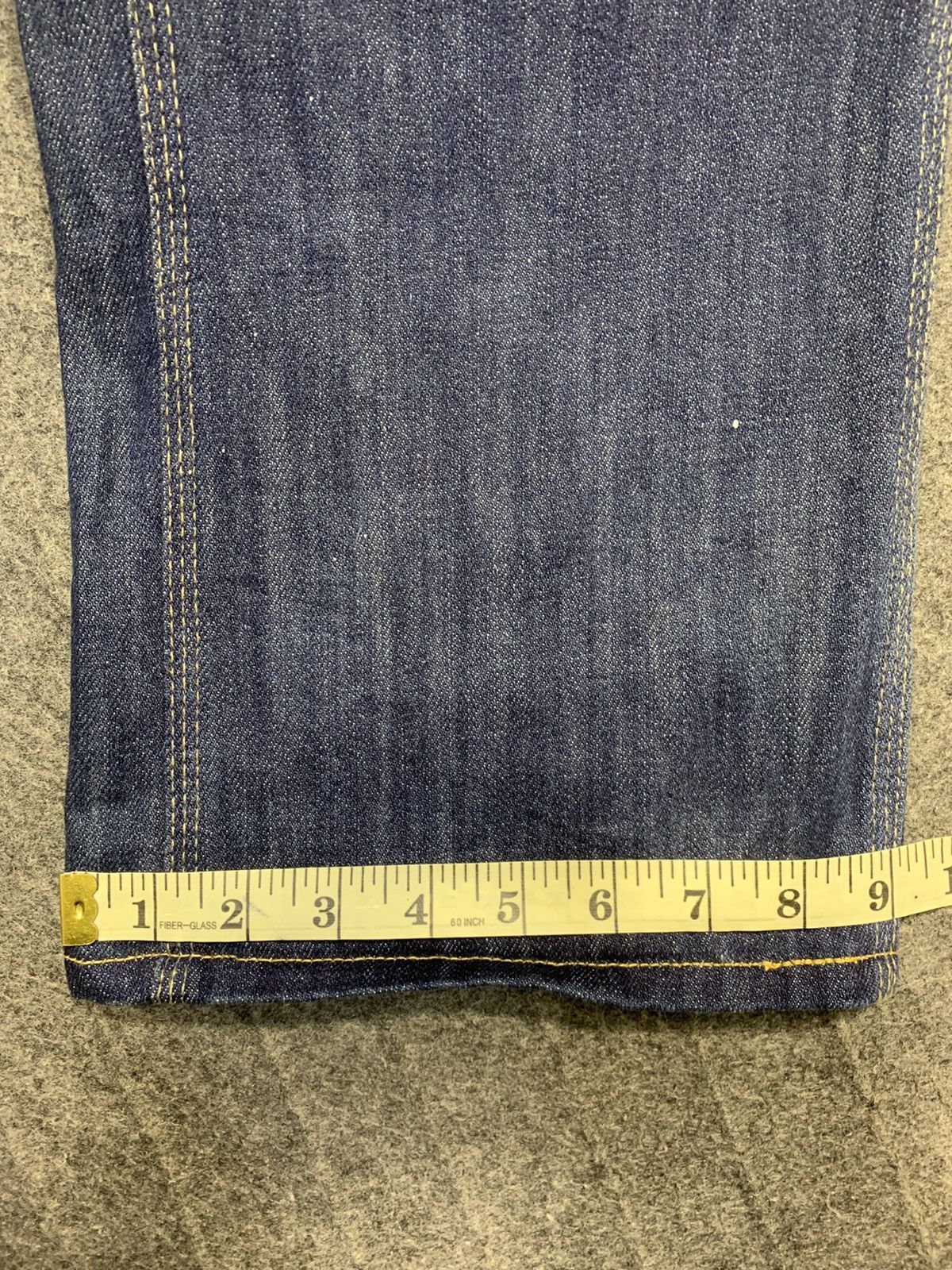 Japanese Brand 90s Oxen Workwear Carpenter Utility Indigo Denim Jeans Size US 31 - 11 Thumbnail