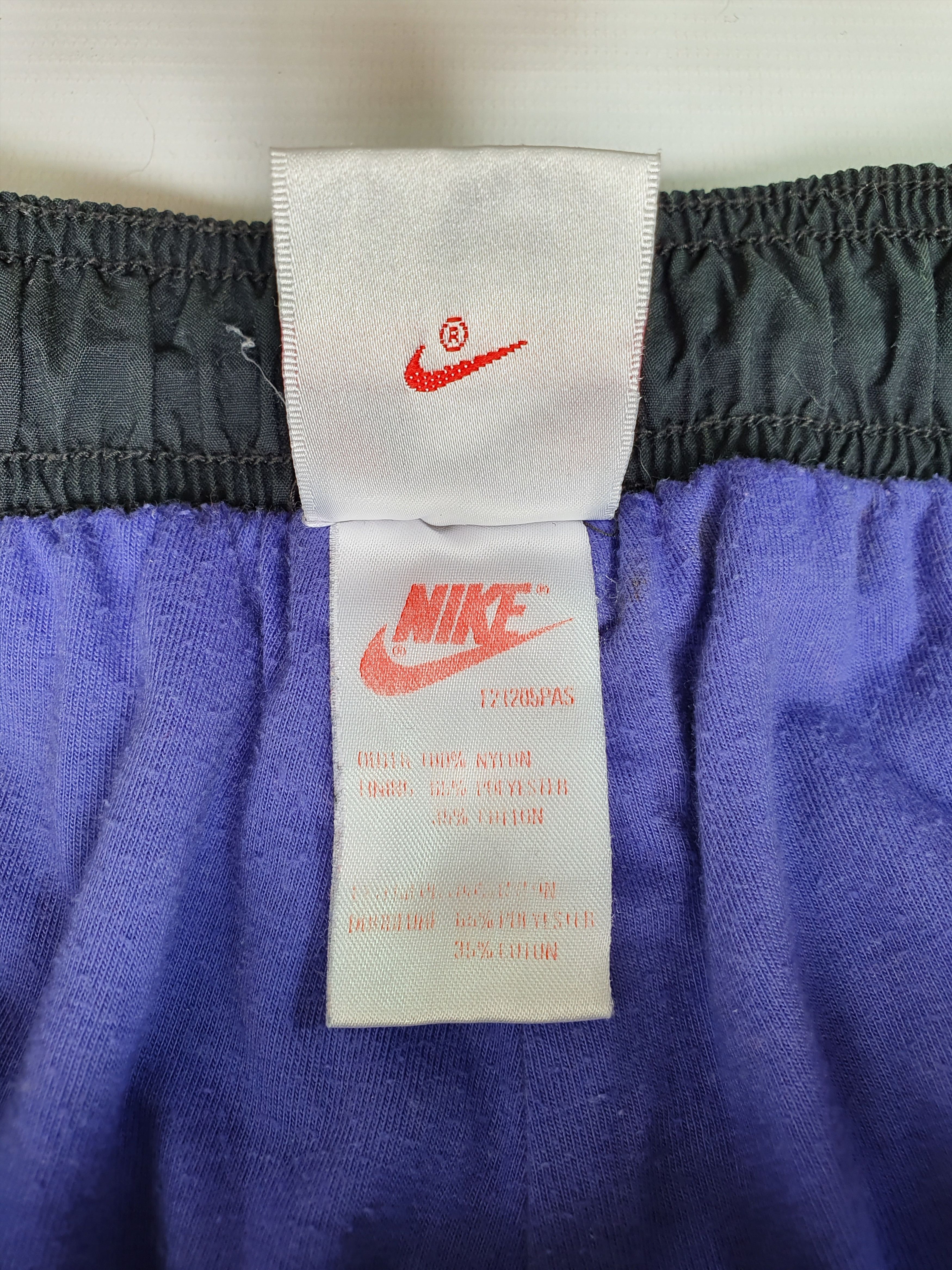 Nike × Vintage 90s NIKE Vintage Rare Design Nylon sport Pant Size US 32 / EU 48 - 7 Thumbnail