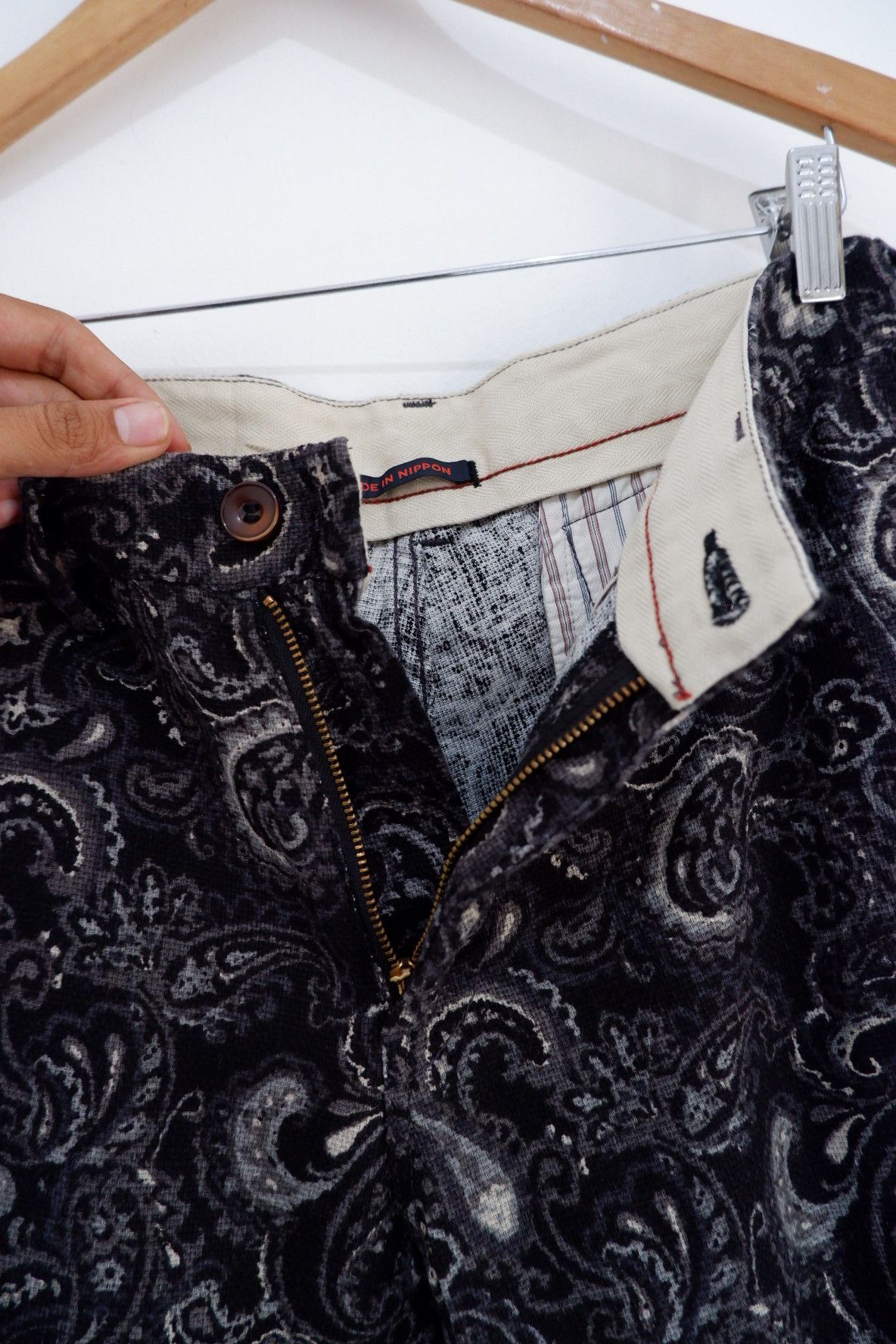 Kapital Vintage Blueway Peace Paisley Long Pants Size US 30 / EU 46 - 11 Thumbnail