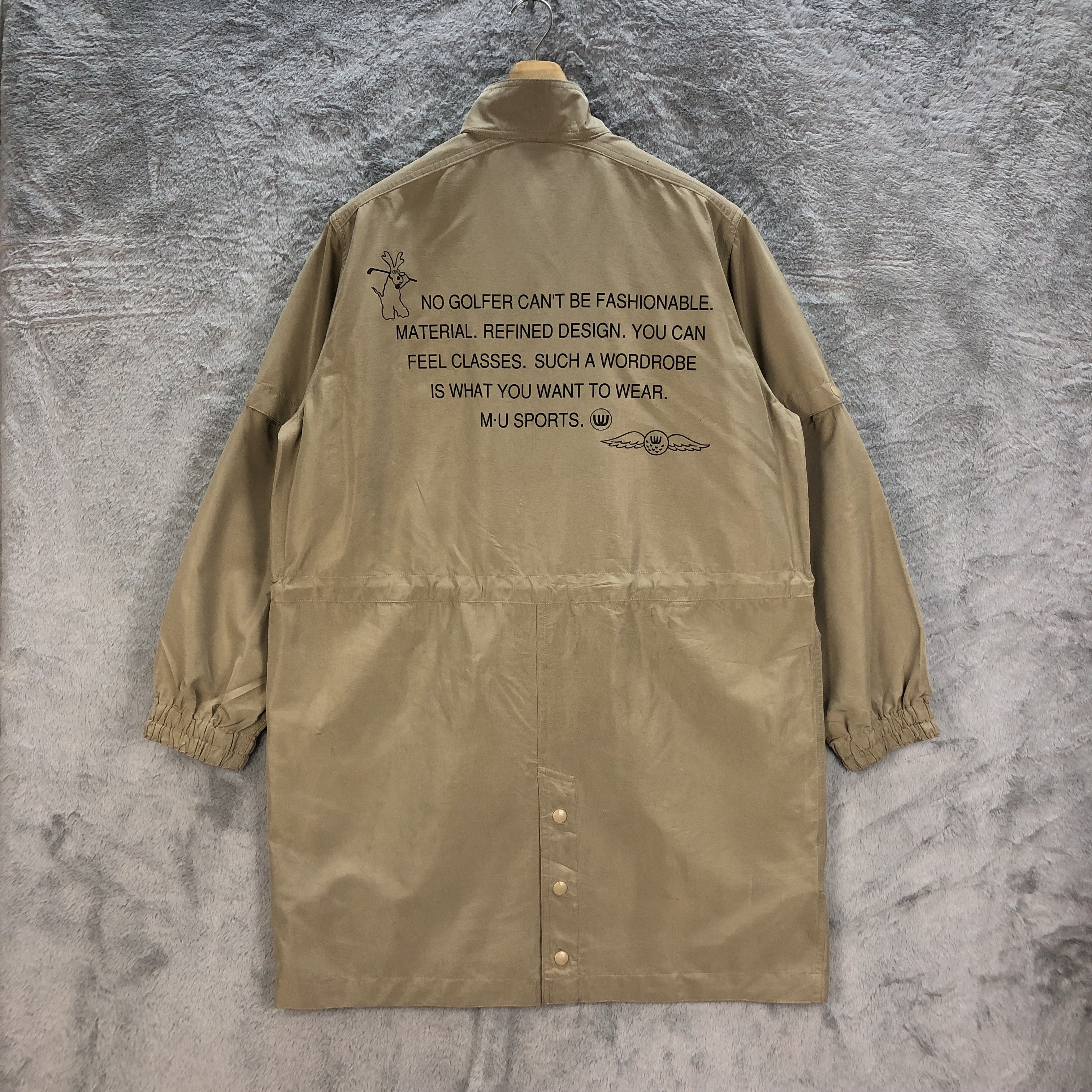Japanese Brand M.U. SPORTS Fashion Style Jacket #6521-71 Size M / US 6-8 / IT 42-44 - 14 Thumbnail