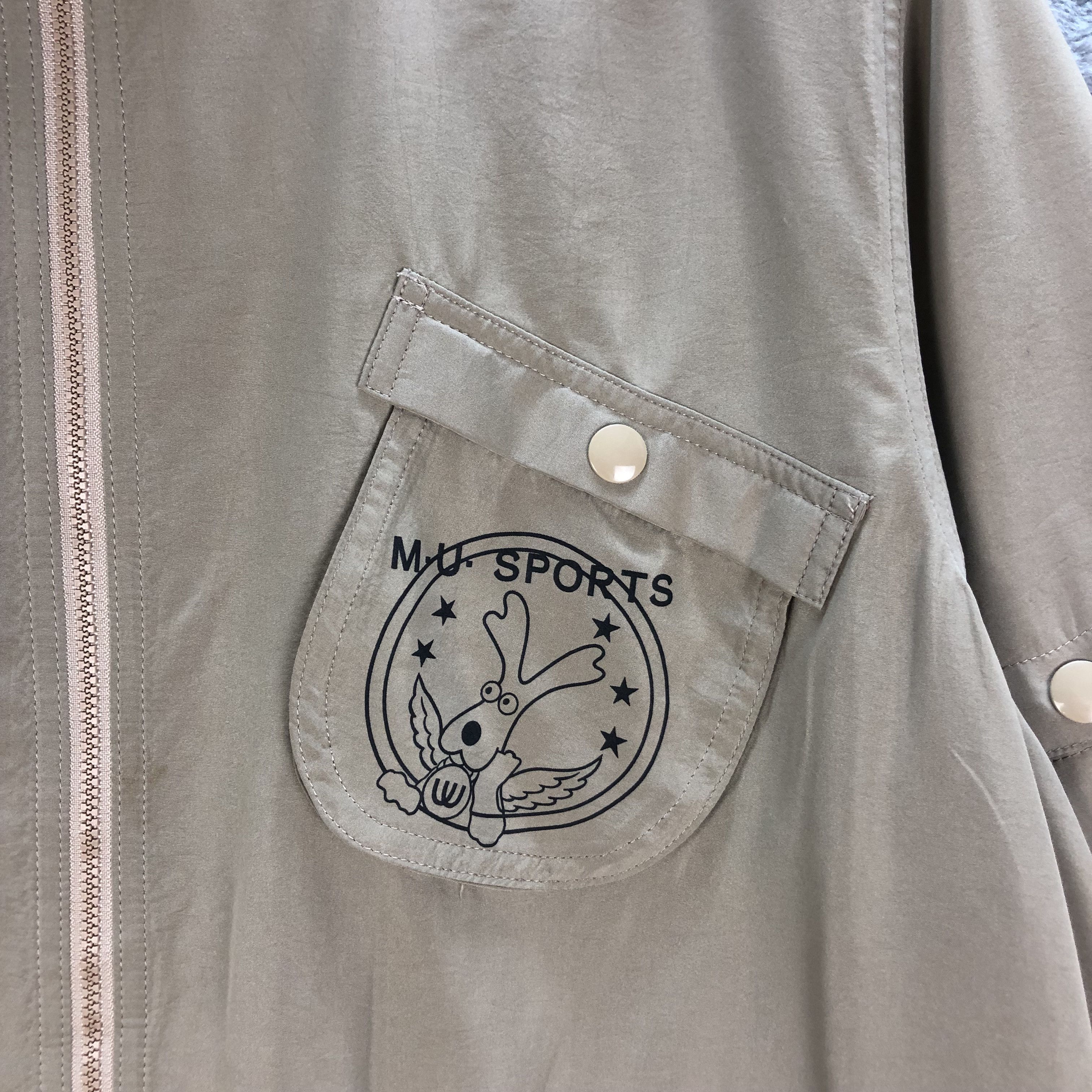 Japanese Brand M.U. SPORTS Fashion Style Jacket #6521-71 Size M / US 6-8 / IT 42-44 - 3 Thumbnail
