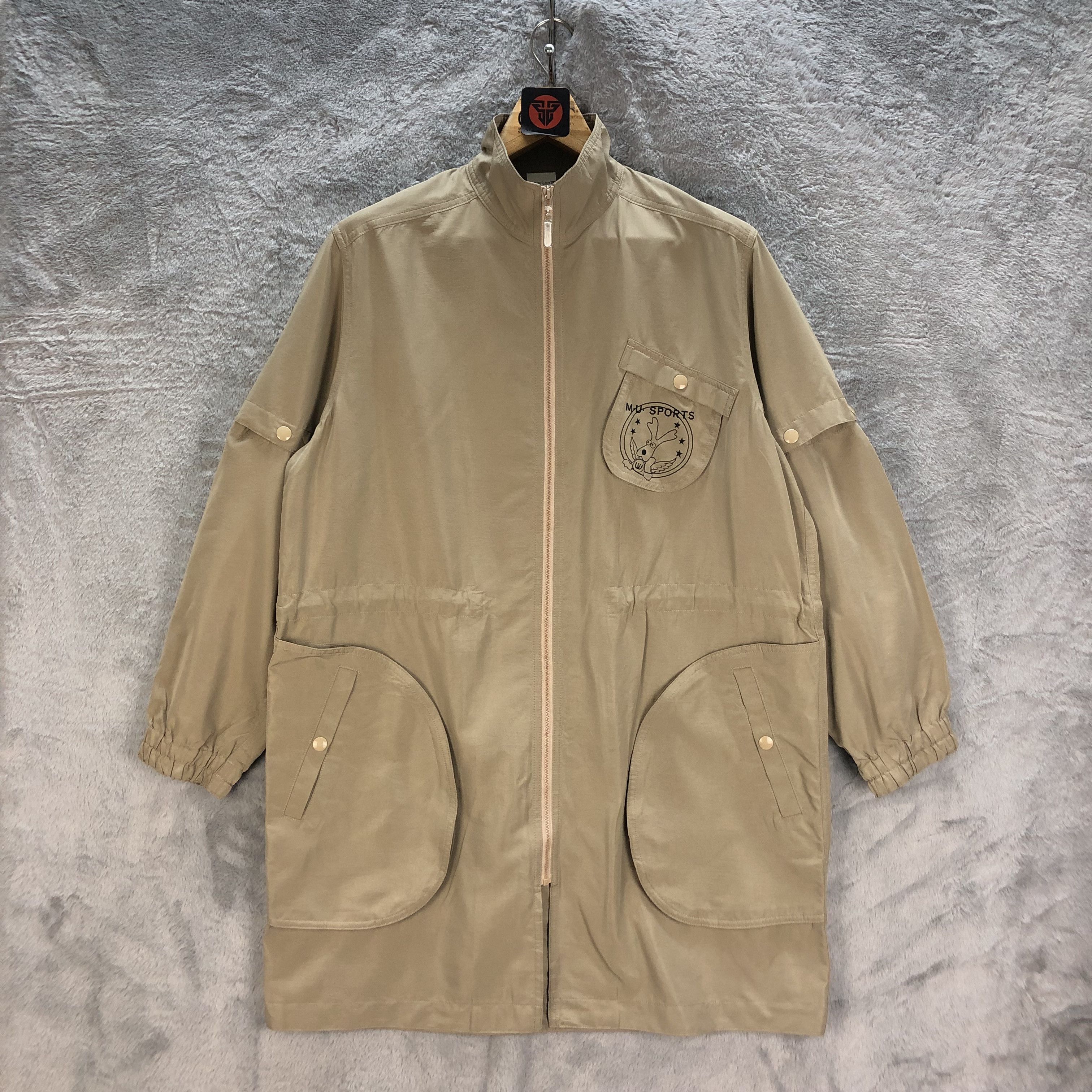 Japanese Brand M.U. SPORTS Fashion Style Jacket #6521-71 Size M / US 6-8 / IT 42-44 - 1 Thumbnail