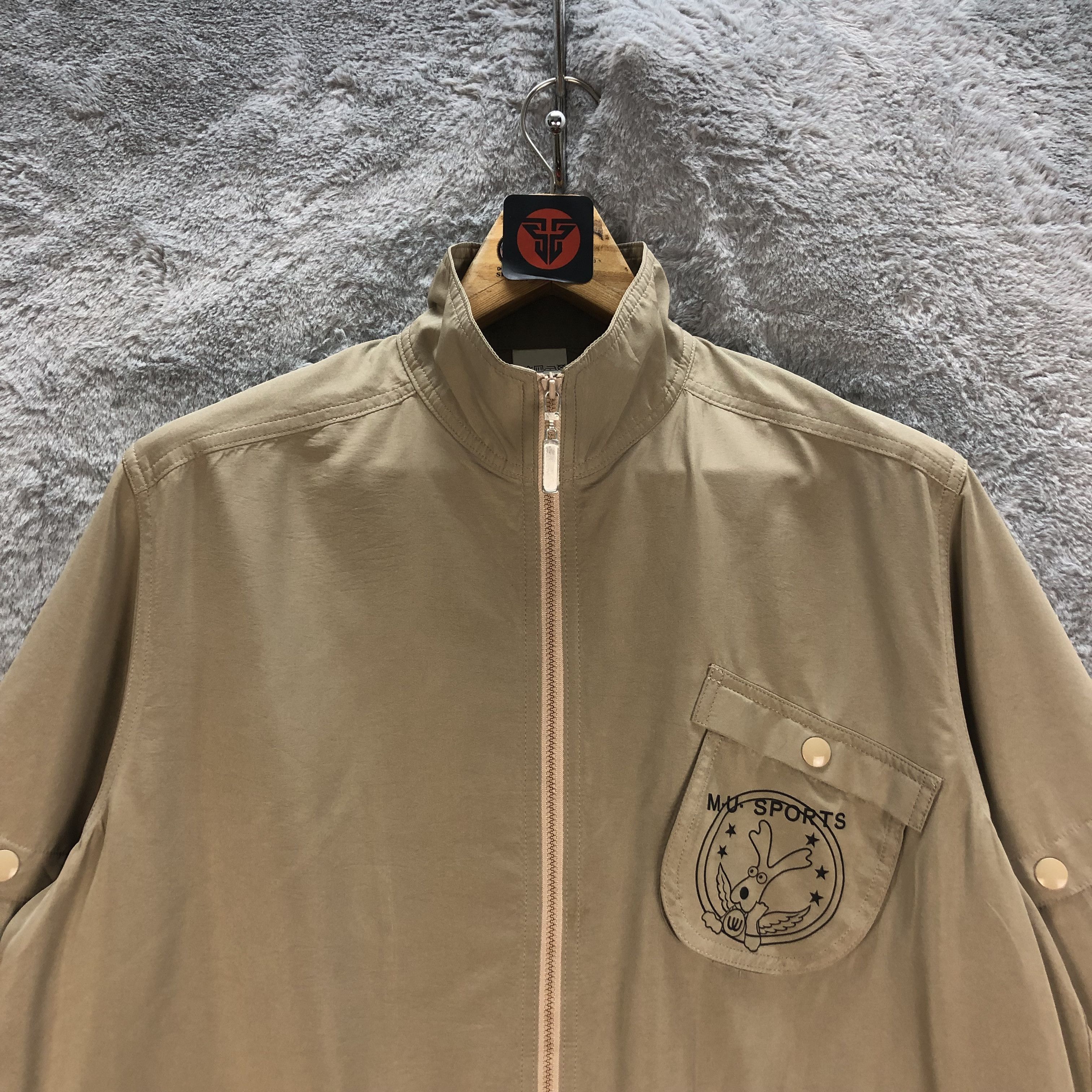 Japanese Brand M.U. SPORTS Fashion Style Jacket #6521-71 Size M / US 6-8 / IT 42-44 - 2 Thumbnail