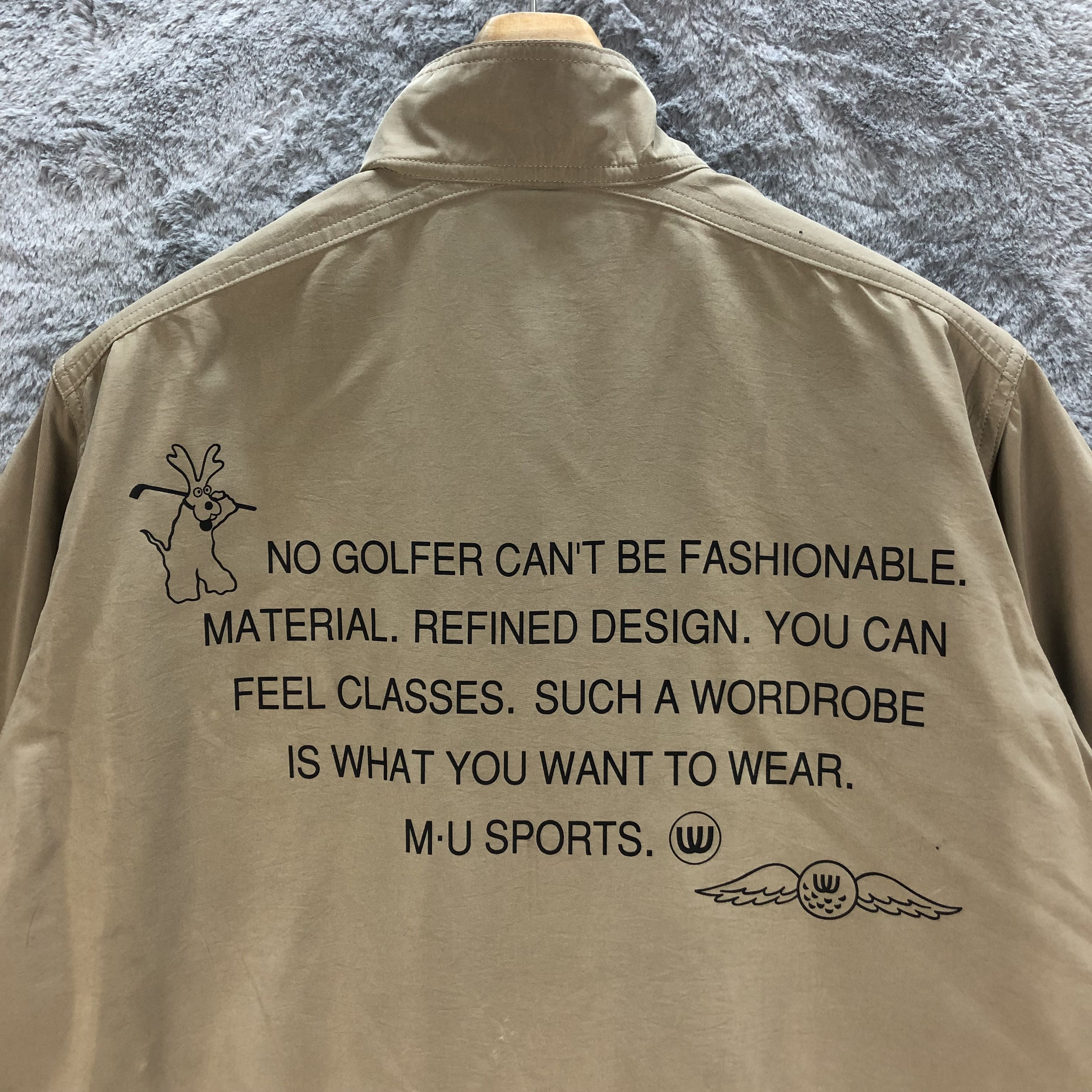 Japanese Brand M.U. SPORTS Fashion Style Jacket #6521-71 Size M / US 6-8 / IT 42-44 - 15 Thumbnail