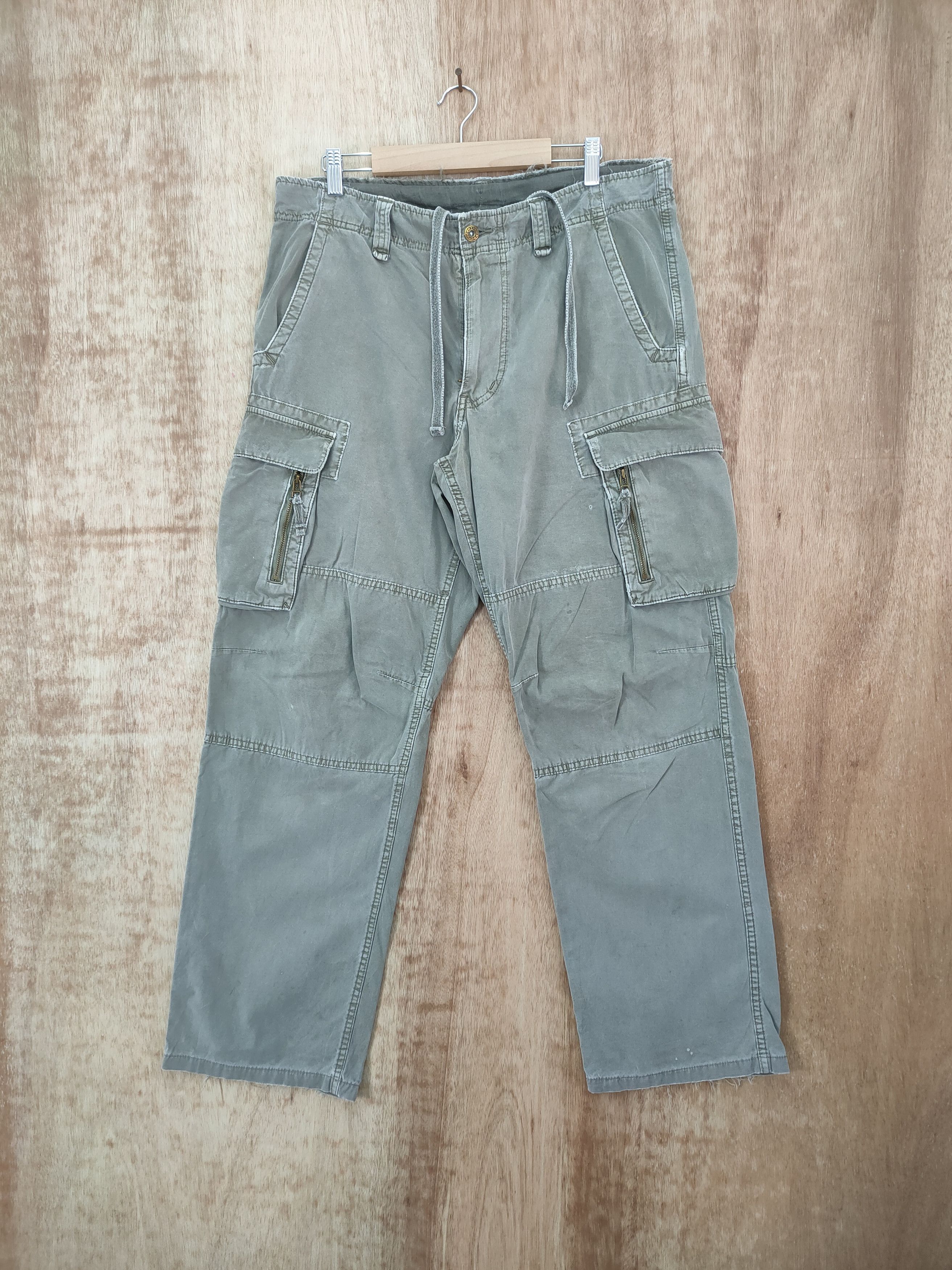 Japanese Brand JAPANESE BRAND VINTAGE FADED CARGO PANTS Size US 34 / EU 50 - 1 Thumbnail