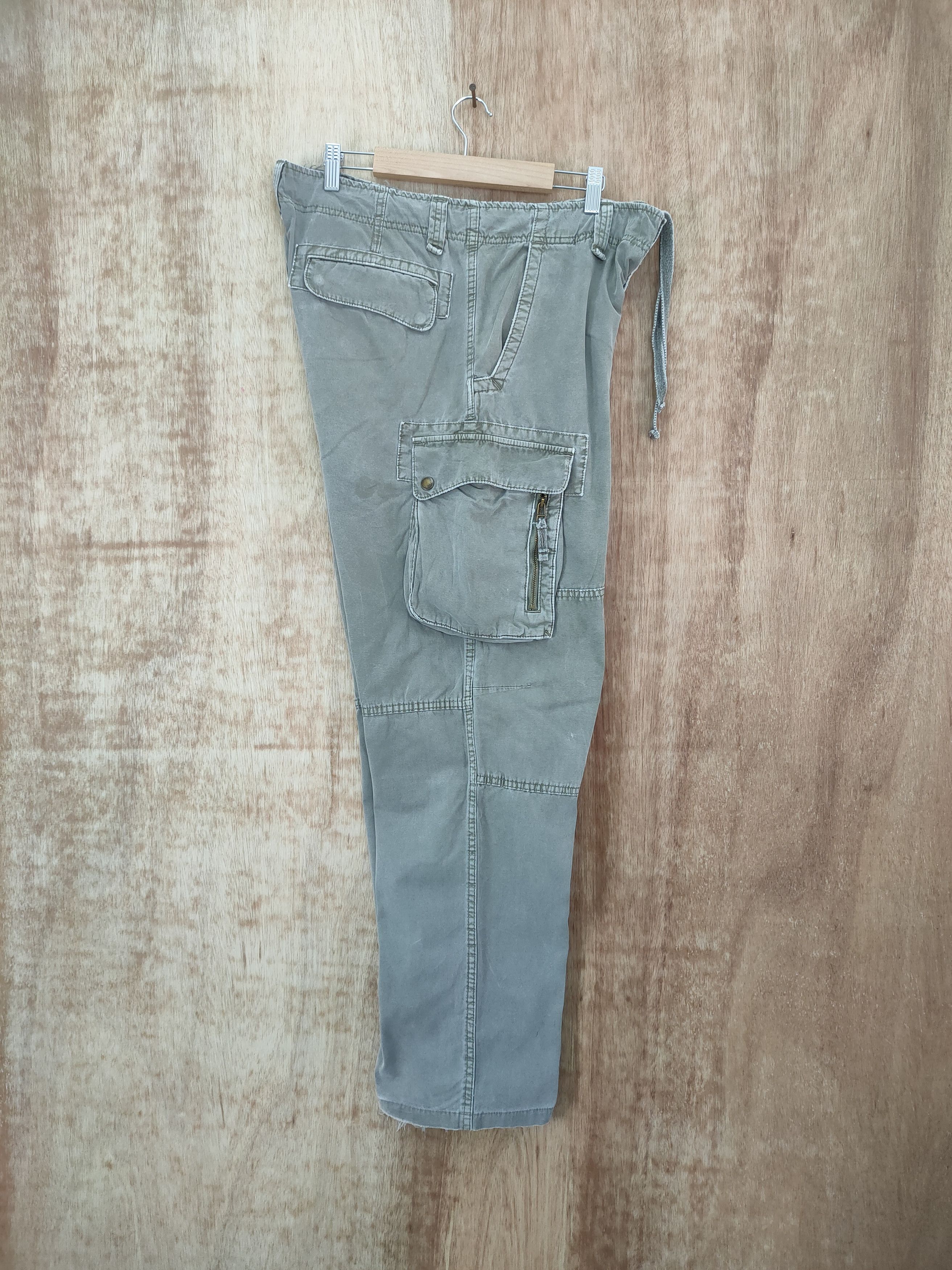 Japanese Brand JAPANESE BRAND VINTAGE FADED CARGO PANTS Size US 34 / EU 50 - 4 Thumbnail