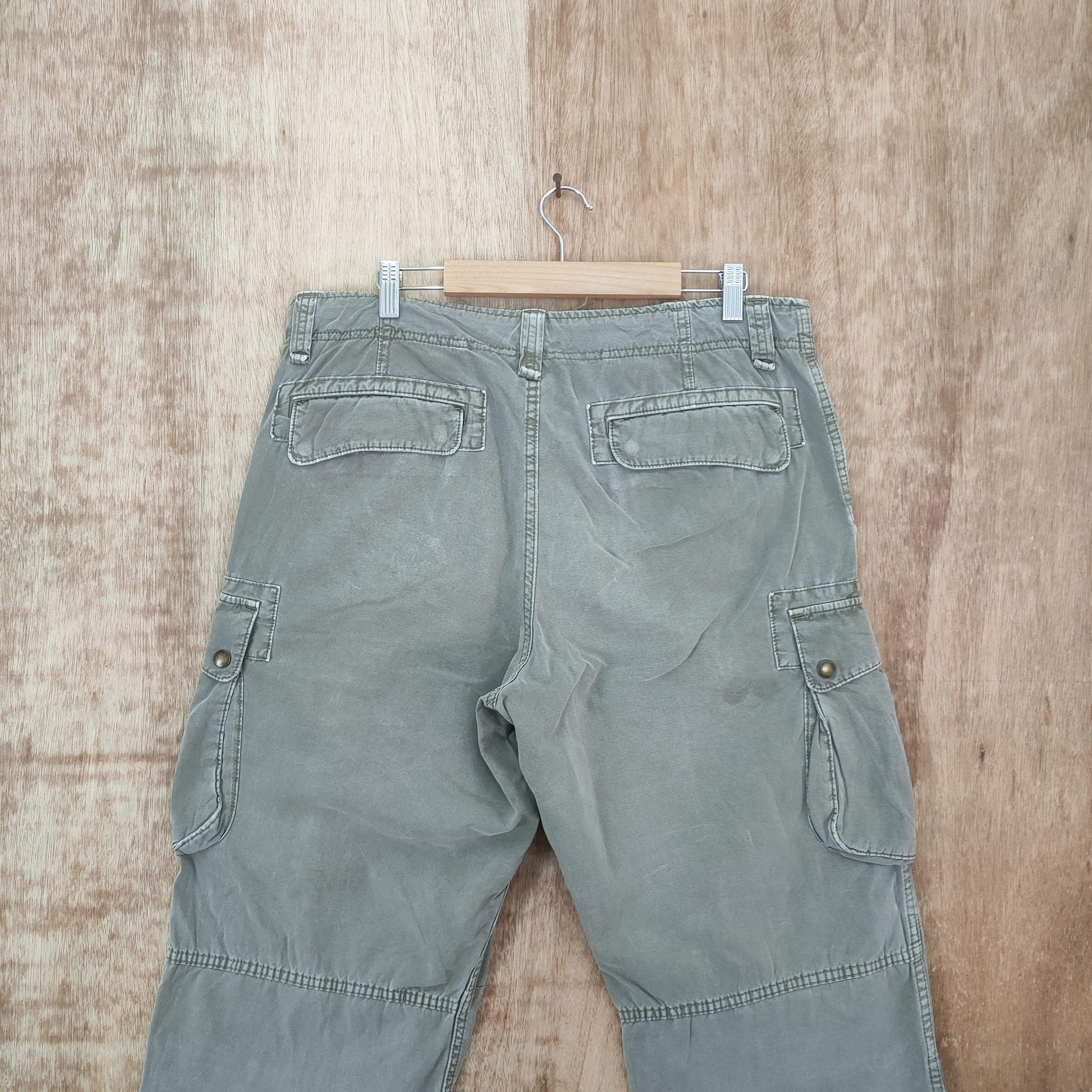 Japanese Brand JAPANESE BRAND VINTAGE FADED CARGO PANTS Size US 34 / EU 50 - 9 Thumbnail