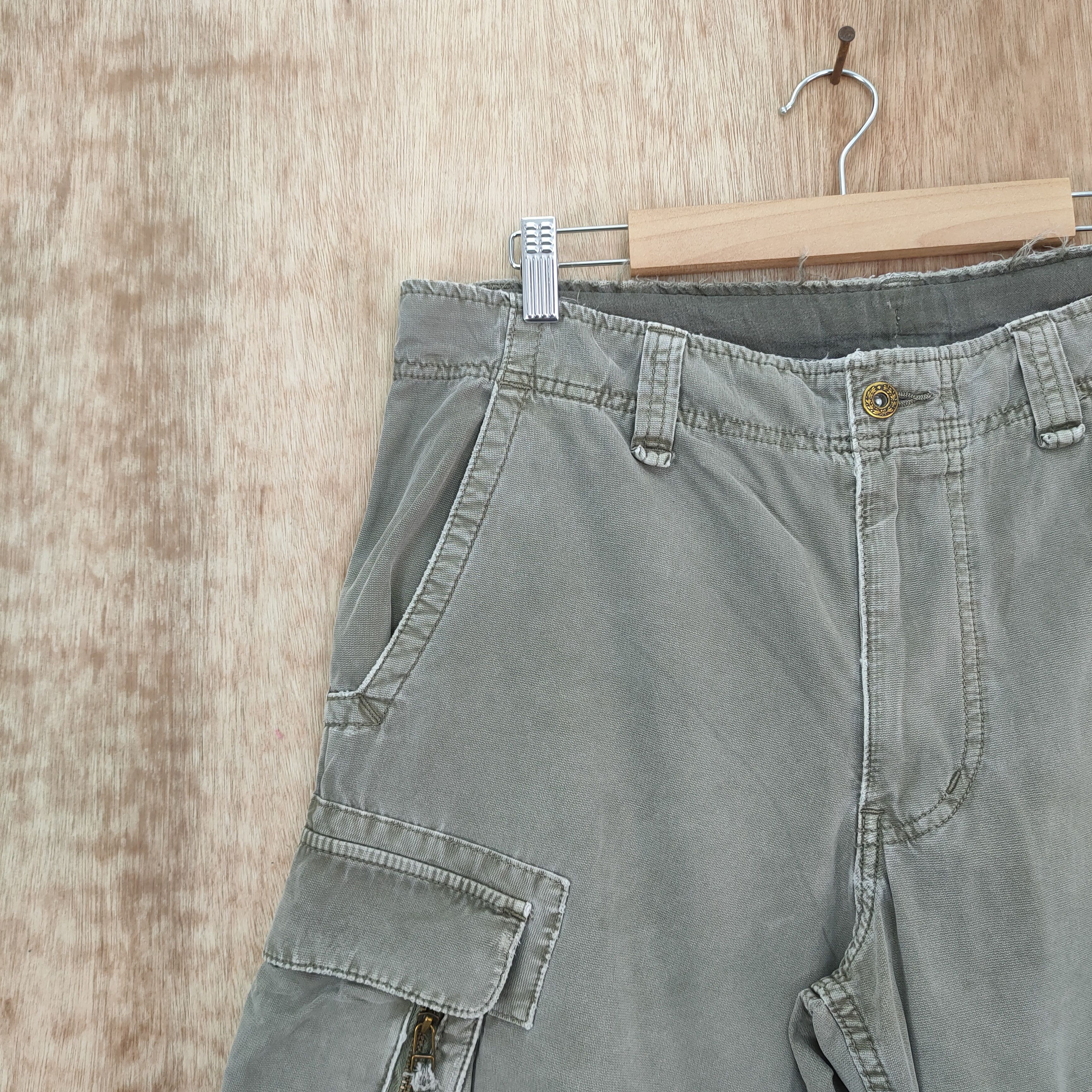 Japanese Brand JAPANESE BRAND VINTAGE FADED CARGO PANTS Size US 34 / EU 50 - 7 Thumbnail