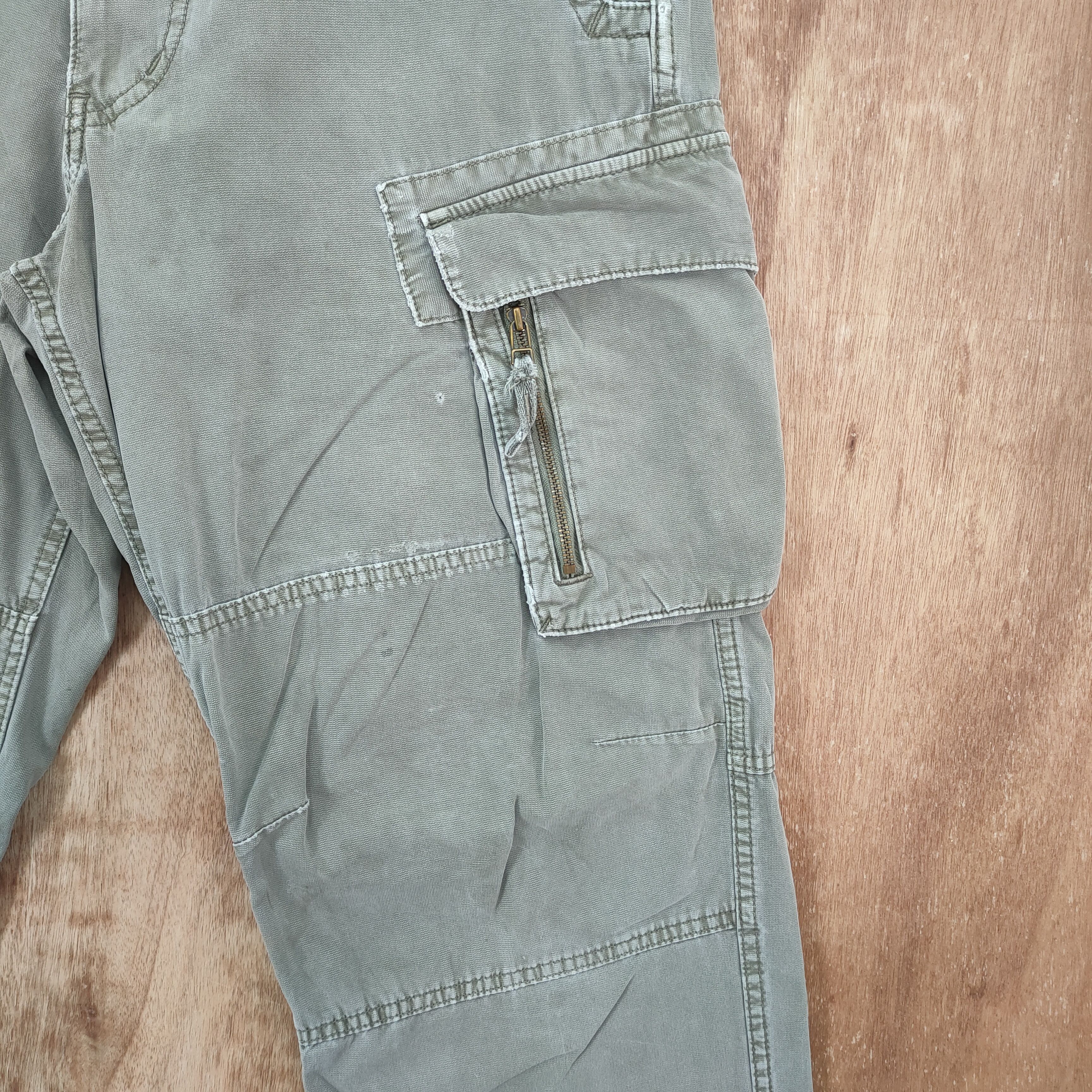 Japanese Brand JAPANESE BRAND VINTAGE FADED CARGO PANTS Size US 34 / EU 50 - 6 Thumbnail