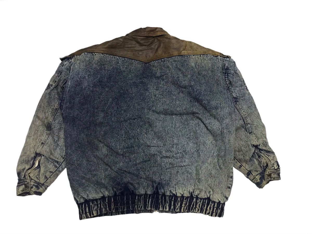 Vintage Vintage Marie G-2 leather denim flight jacket Size US L / EU 52-54 / 3 - 5 Thumbnail