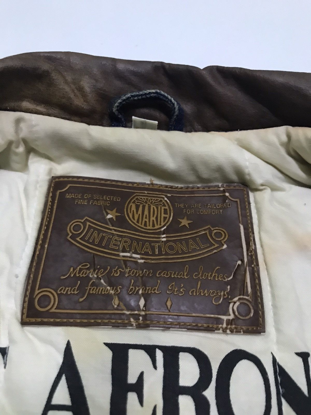 Vintage Vintage Marie G-2 leather denim flight jacket Size US L / EU 52-54 / 3 - 6 Thumbnail