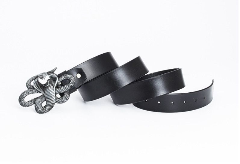 Leather × Vintage 🔥Fashion retro personality belt Size ONE SIZE - 3 Thumbnail