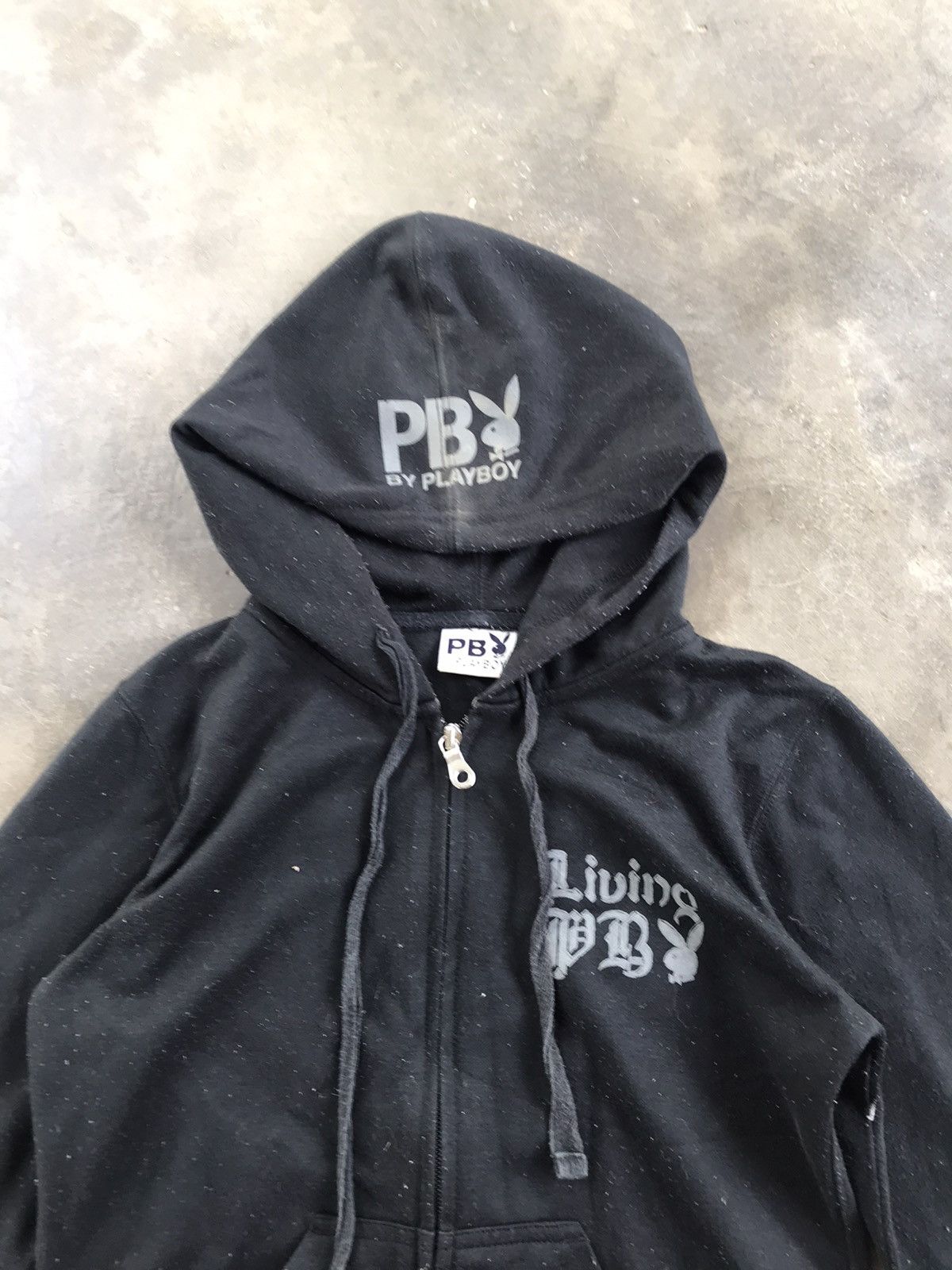 Japanese Brand PLAYBOY LIVING HOODIE Size US S / EU 44-46 / 1 - 5 Thumbnail