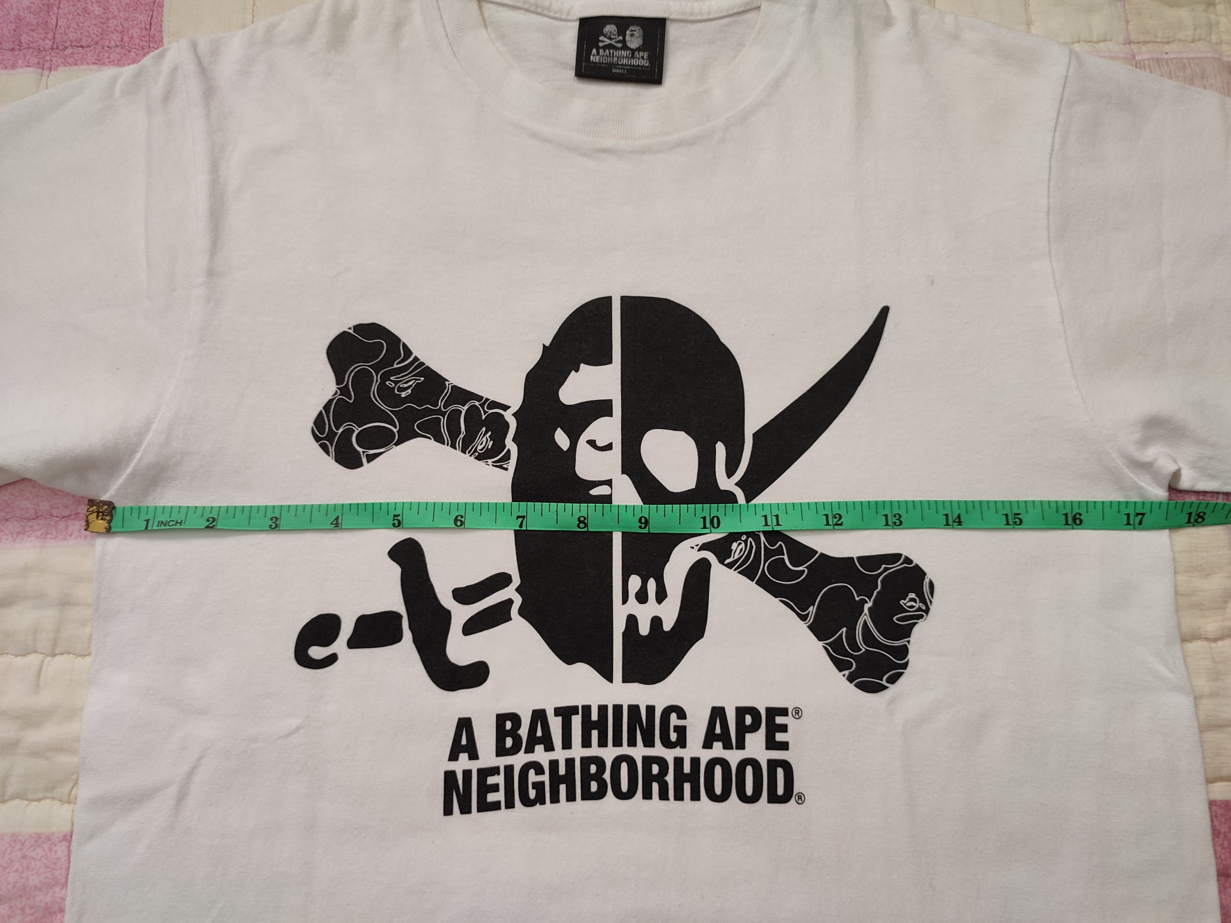 Bape × Neighborhood ♦️Bape x Neighborhood NBHD T Shirt Size US S / EU 44-46 / 1 - 16 Thumbnail