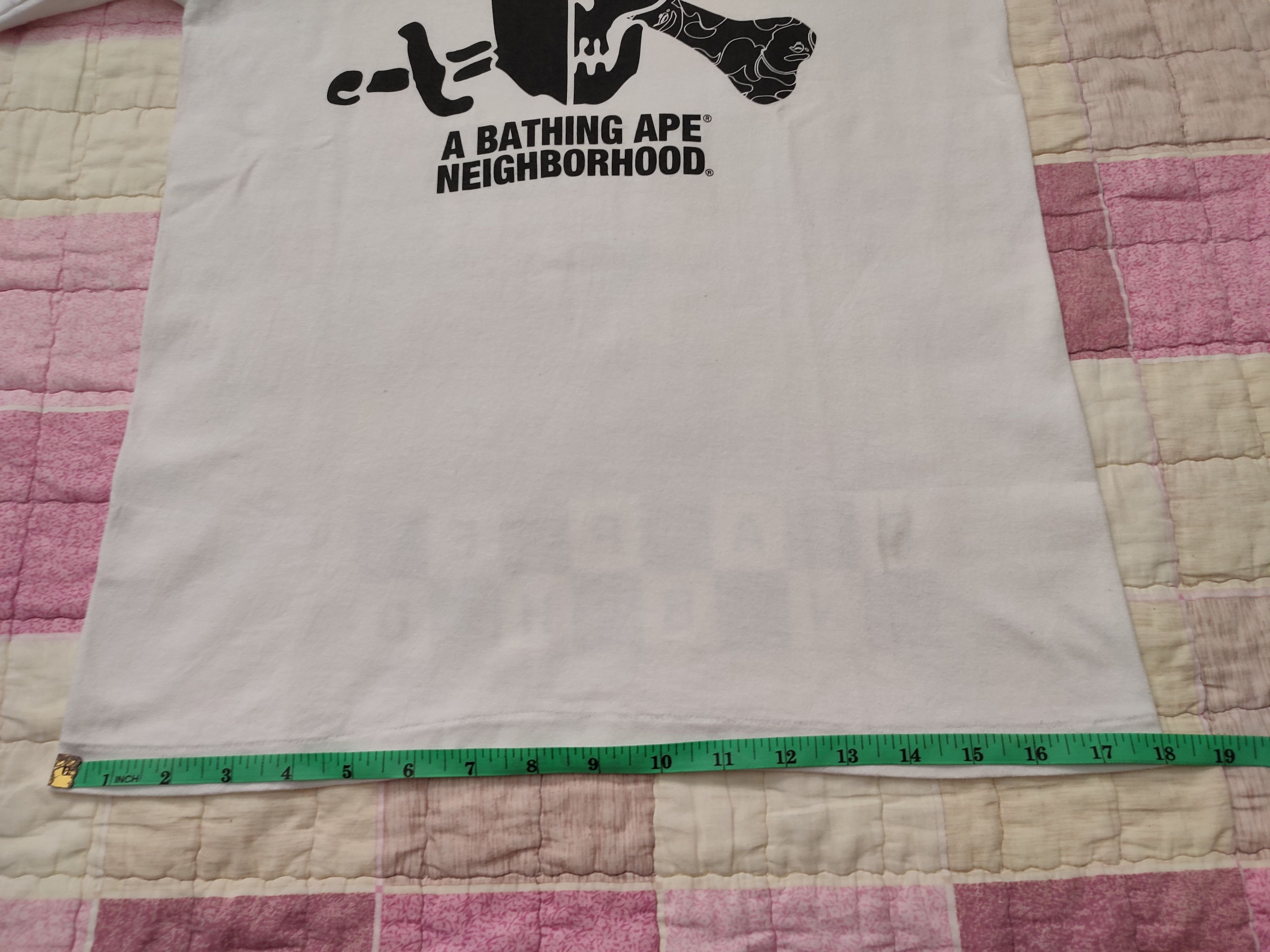 Bape × Neighborhood ♦️Bape x Neighborhood NBHD T Shirt Size US S / EU 44-46 / 1 - 18 Thumbnail
