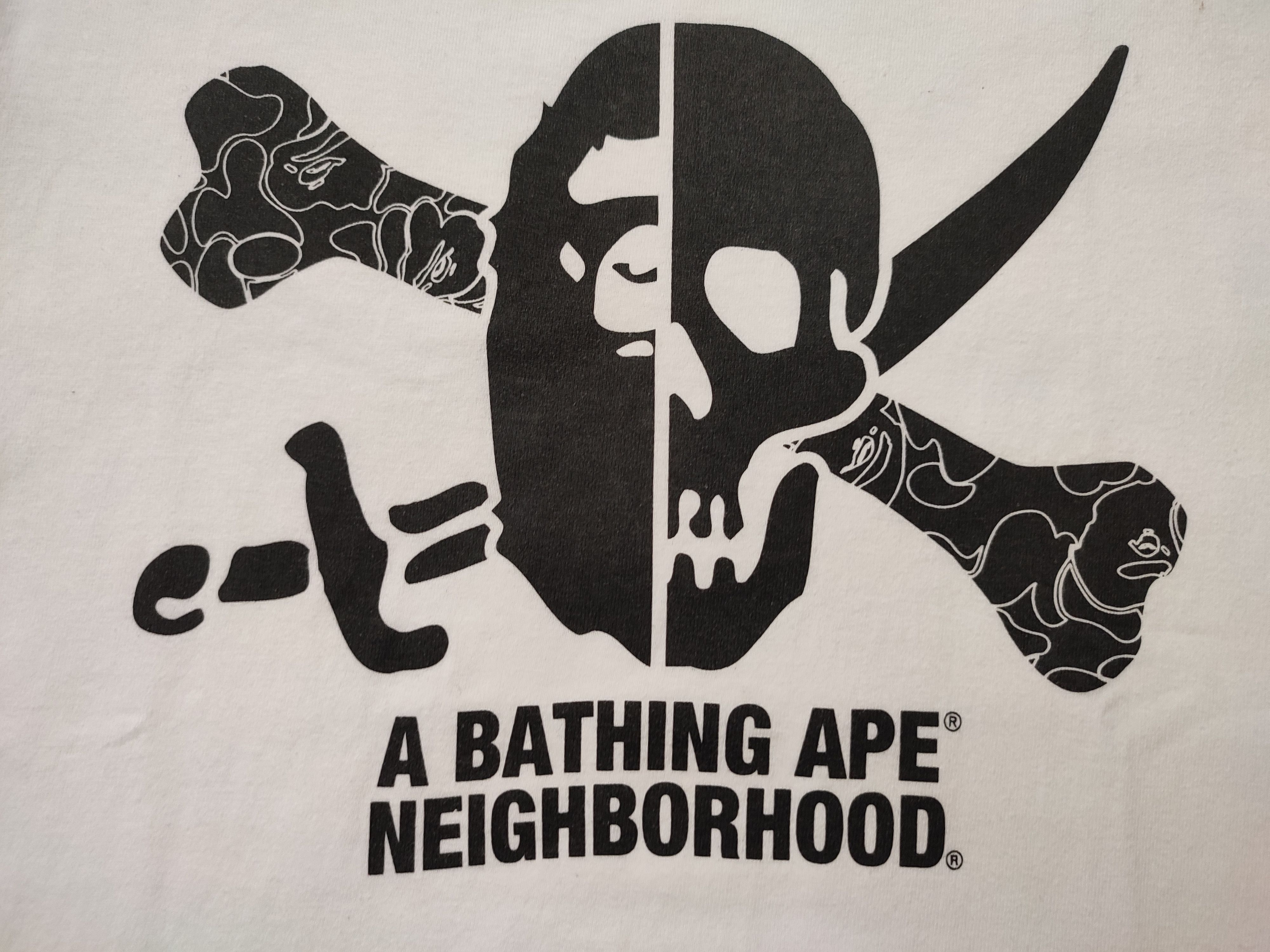 Bape × Neighborhood ♦️Bape x Neighborhood NBHD T Shirt Size US S / EU 44-46 / 1 - 4 Thumbnail