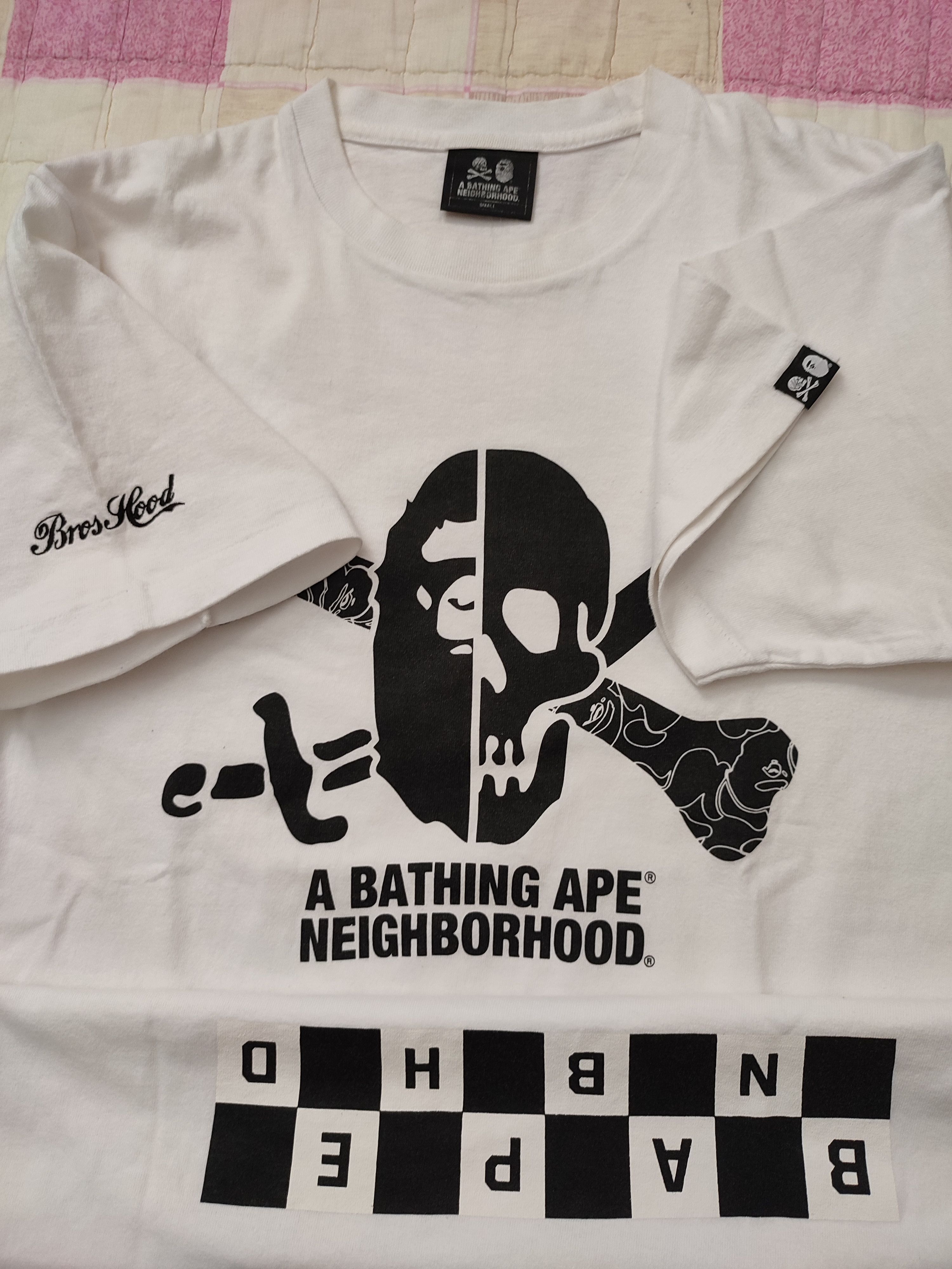 Bape × Neighborhood ♦️Bape x Neighborhood NBHD T Shirt Size US S / EU 44-46 / 1 - 15 Thumbnail