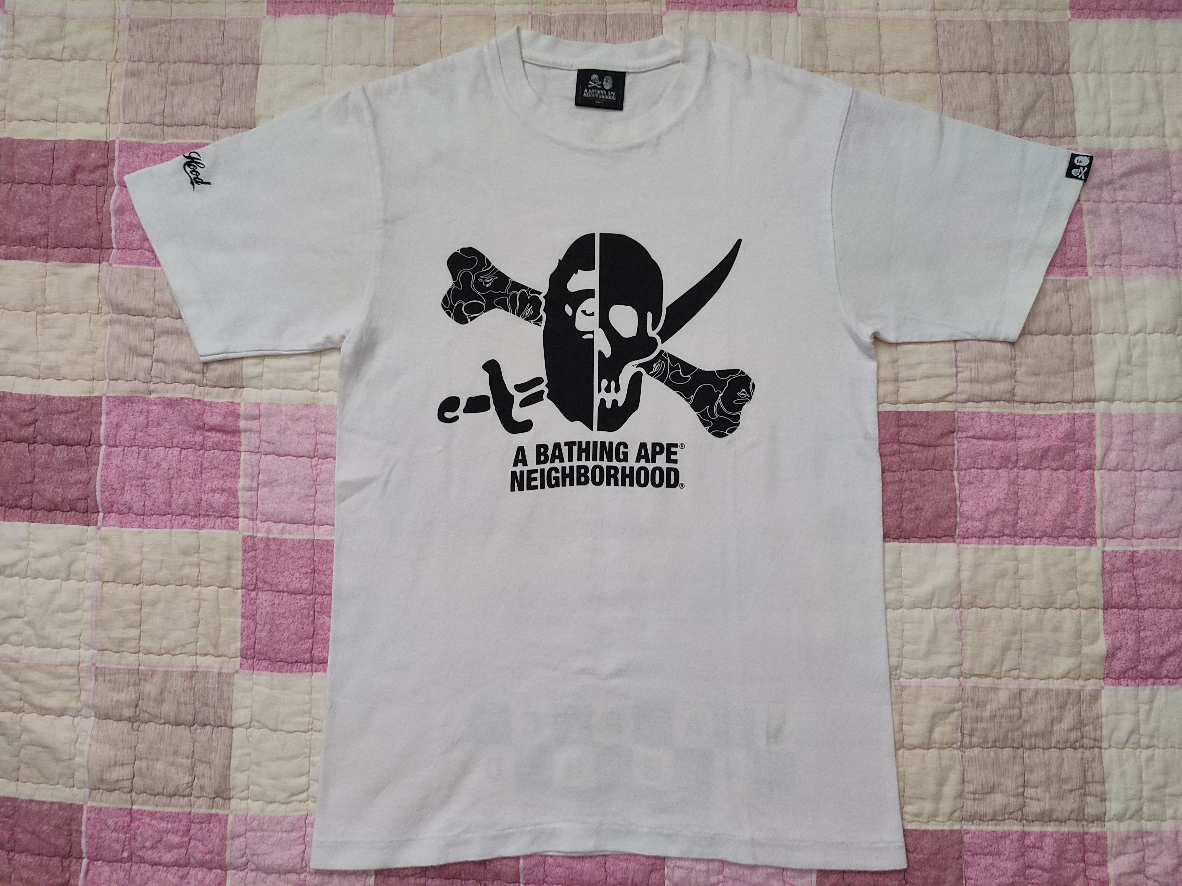 Bape × Neighborhood ♦️Bape x Neighborhood NBHD T Shirt Size US S / EU 44-46 / 1 - 5 Thumbnail