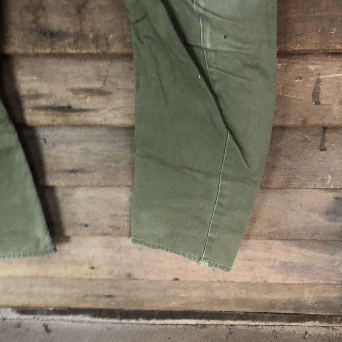 Japanese Brand Japan twist faded Green Cargo utility Pants #7065 Size US 28 / EU 44 - 9 Thumbnail