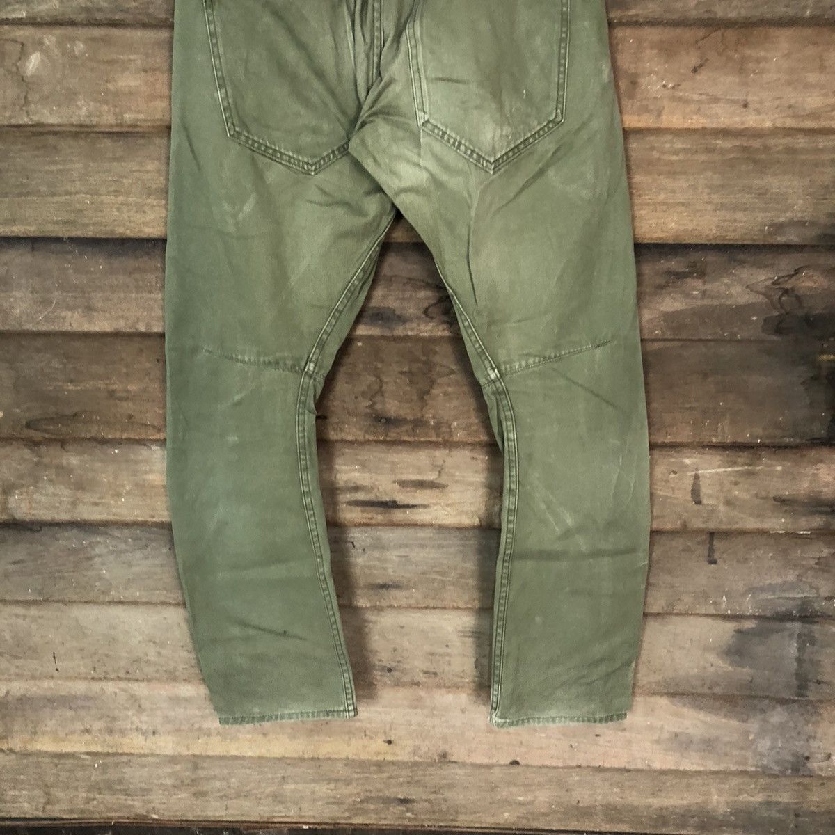 Japanese Brand Japan twist faded Green Cargo utility Pants #7065 Size US 28 / EU 44 - 12 Thumbnail
