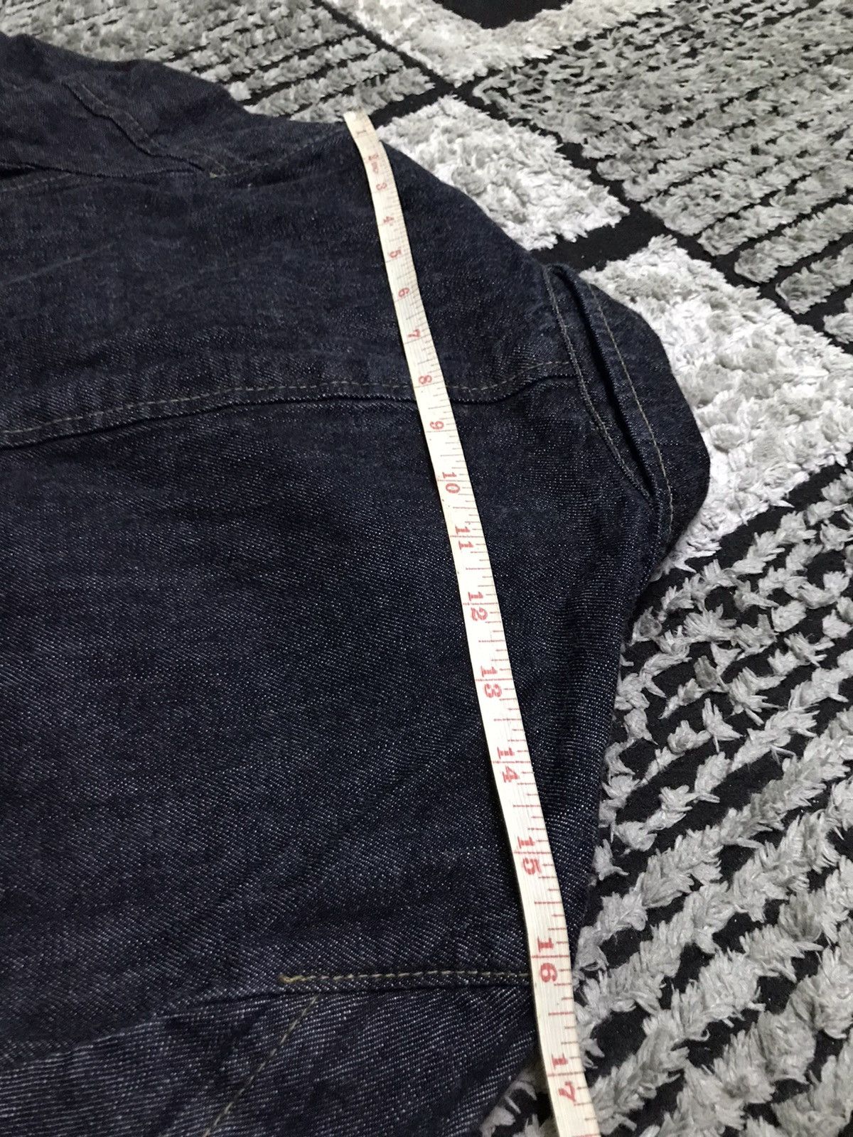 Japanese Brand Uniqlo shawl neck chore denim jacket Size US S / EU 44-46 / 1 - 6 Thumbnail