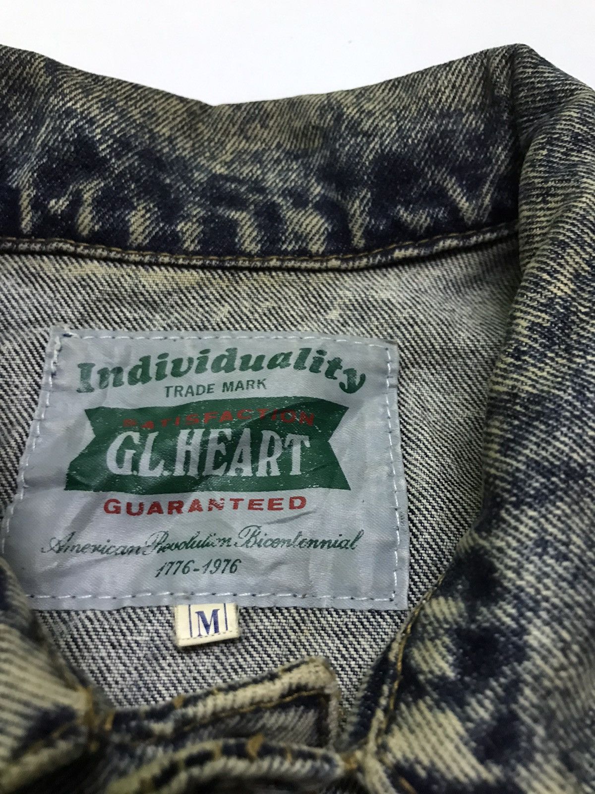 Vintage G.L.heart denim jacket sleeveless Size US M / EU 48-50 / 2 - 4 Thumbnail