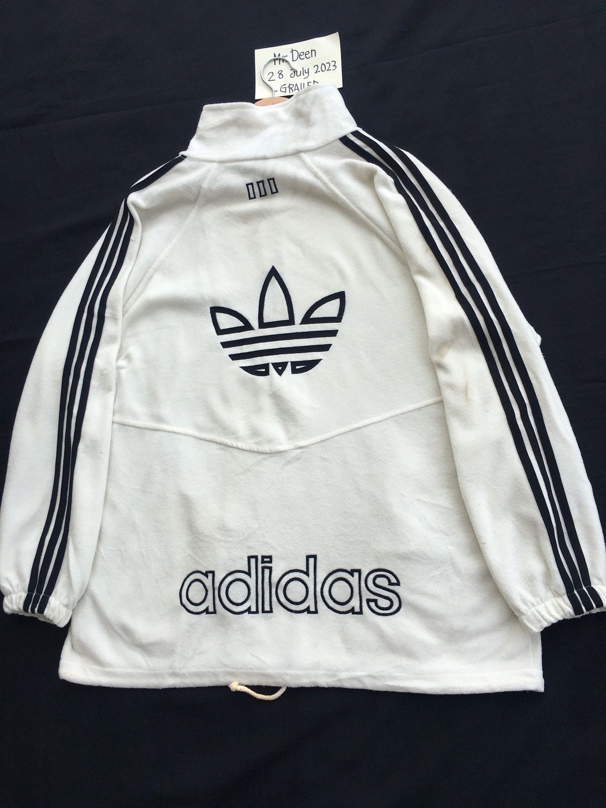 Adidas Vintage Adidas Big Logo Zip Up Sweater Size US XL / EU 56 / 4 - 3 Thumbnail