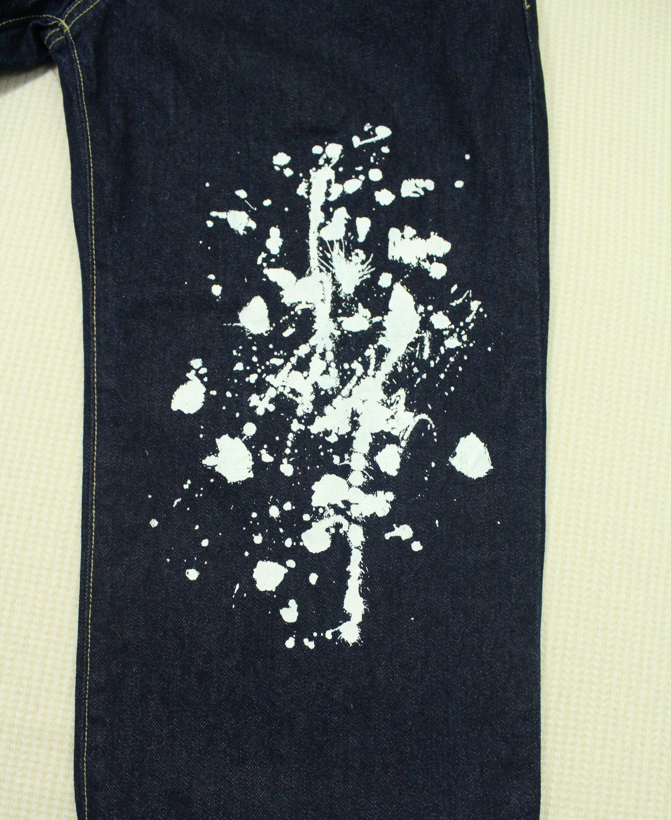 Hysteric Glamour × If Six Was Nine × Tornado Mart Poem Jeans Japan Art Script Jeans Size US 29 - 5 Thumbnail