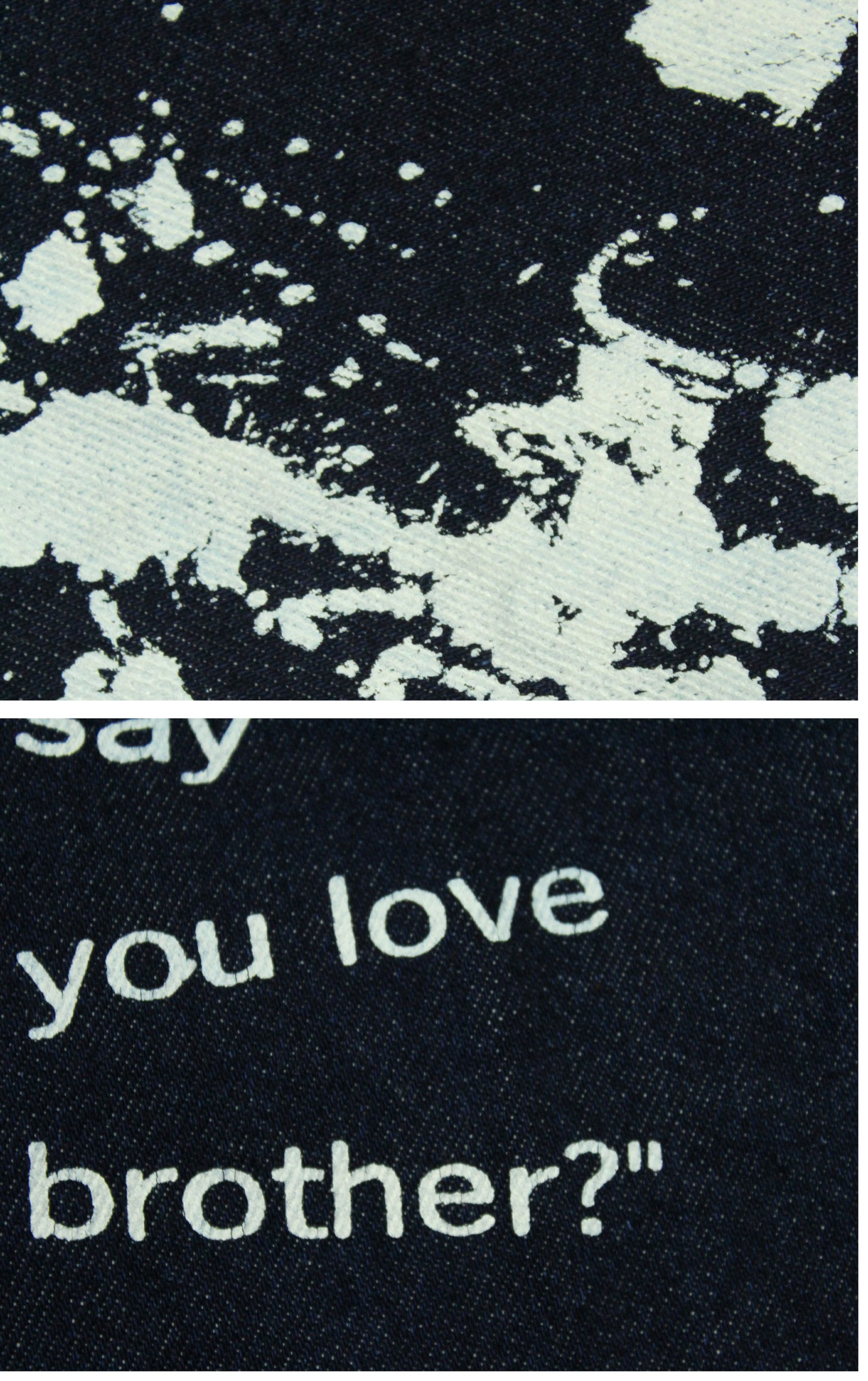Hysteric Glamour × If Six Was Nine × Tornado Mart Poem Jeans Japan Art Script Jeans Size US 29 - 7 Thumbnail