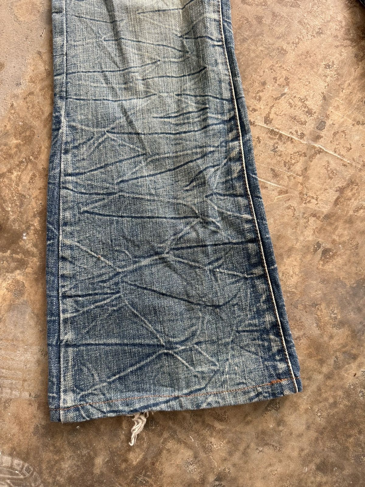 If Six Was Nine Rare Japanese Brand Distressed Flare Denim Size US 30 / EU 46 - 4 Thumbnail