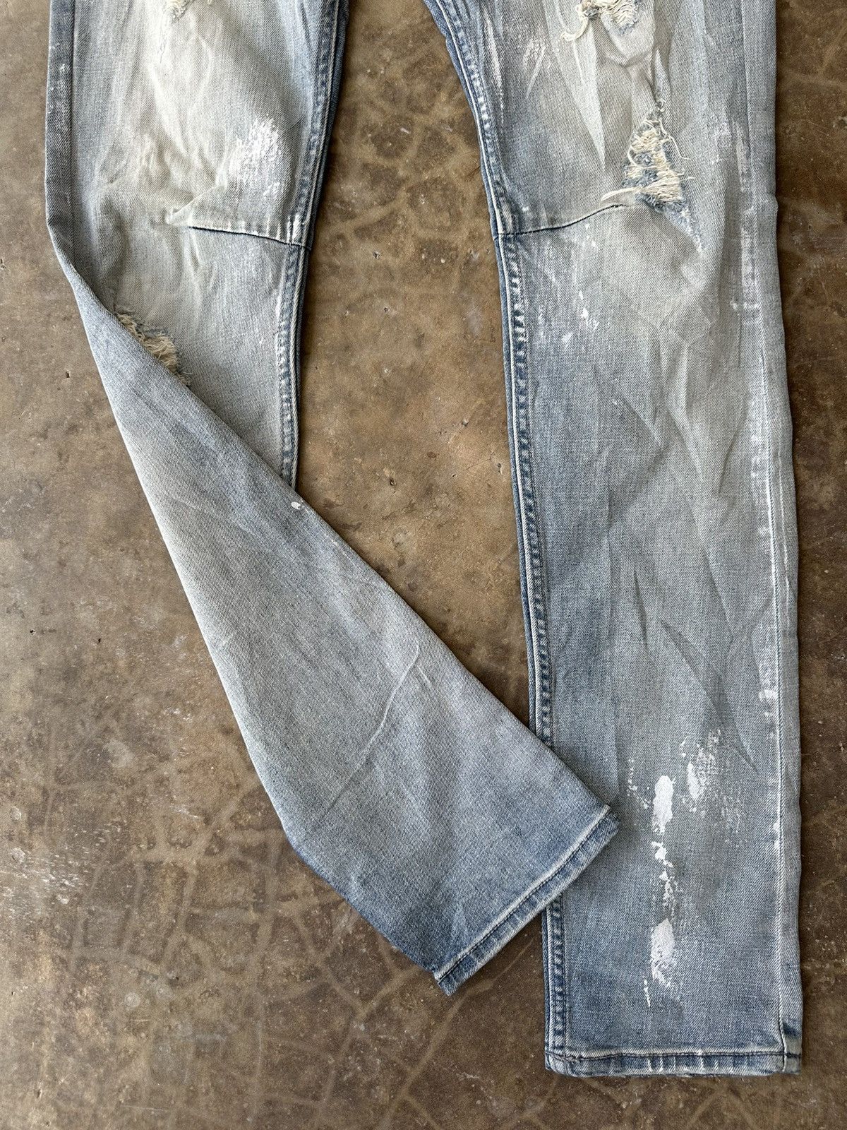 Japanese Brand Semantic Design Distress Denim Size US 32 / EU 48 - 5 Thumbnail