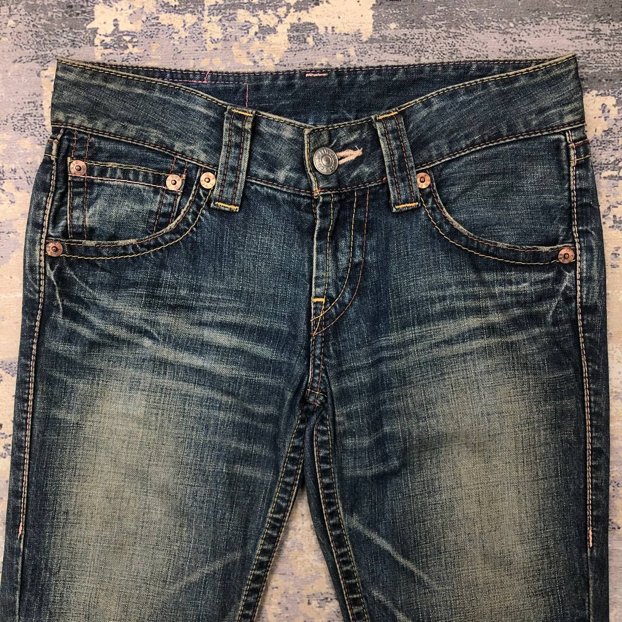 Levi's P119 LEVI'S LADY FLARED JEANS Size 33" - 3 Thumbnail